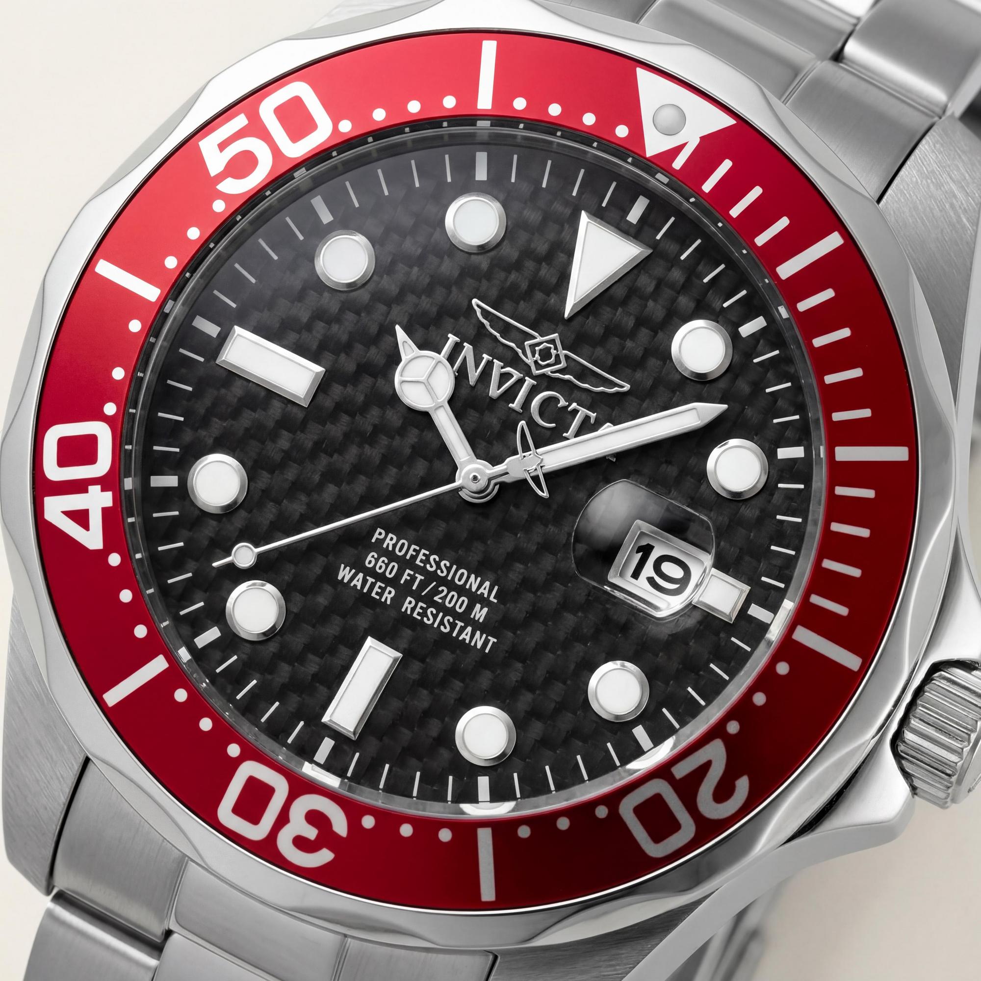Invicta 12565 Unisex Black Stainless Steel Watch, 47mm, Photo 2