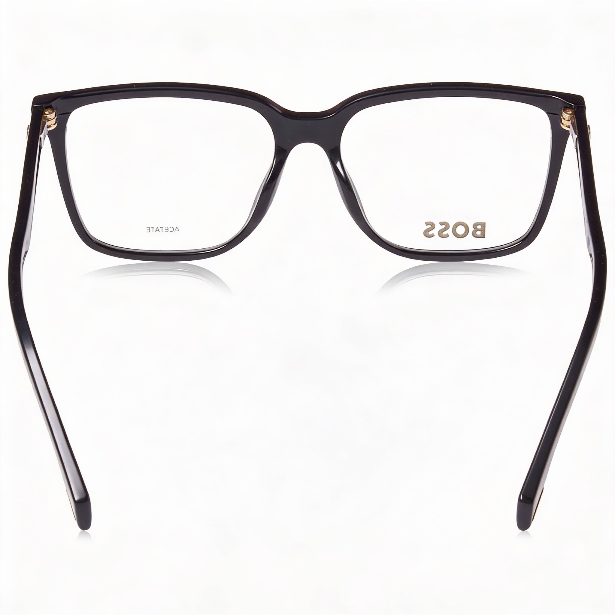 BOSS Audio Systems Modern Men's Black Acetate Frame Sunglasses with , Non- Lenses 55mm, Photo 3