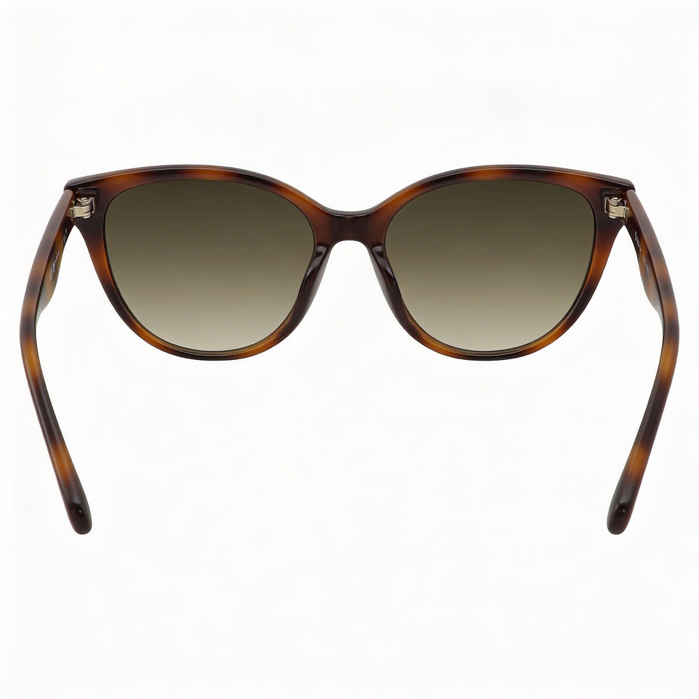 Gafas de sol de mariposa Salvatore Ferragamo Sf1073s 240 de plástico carey para mujer con lentes degradadas grises 54mm