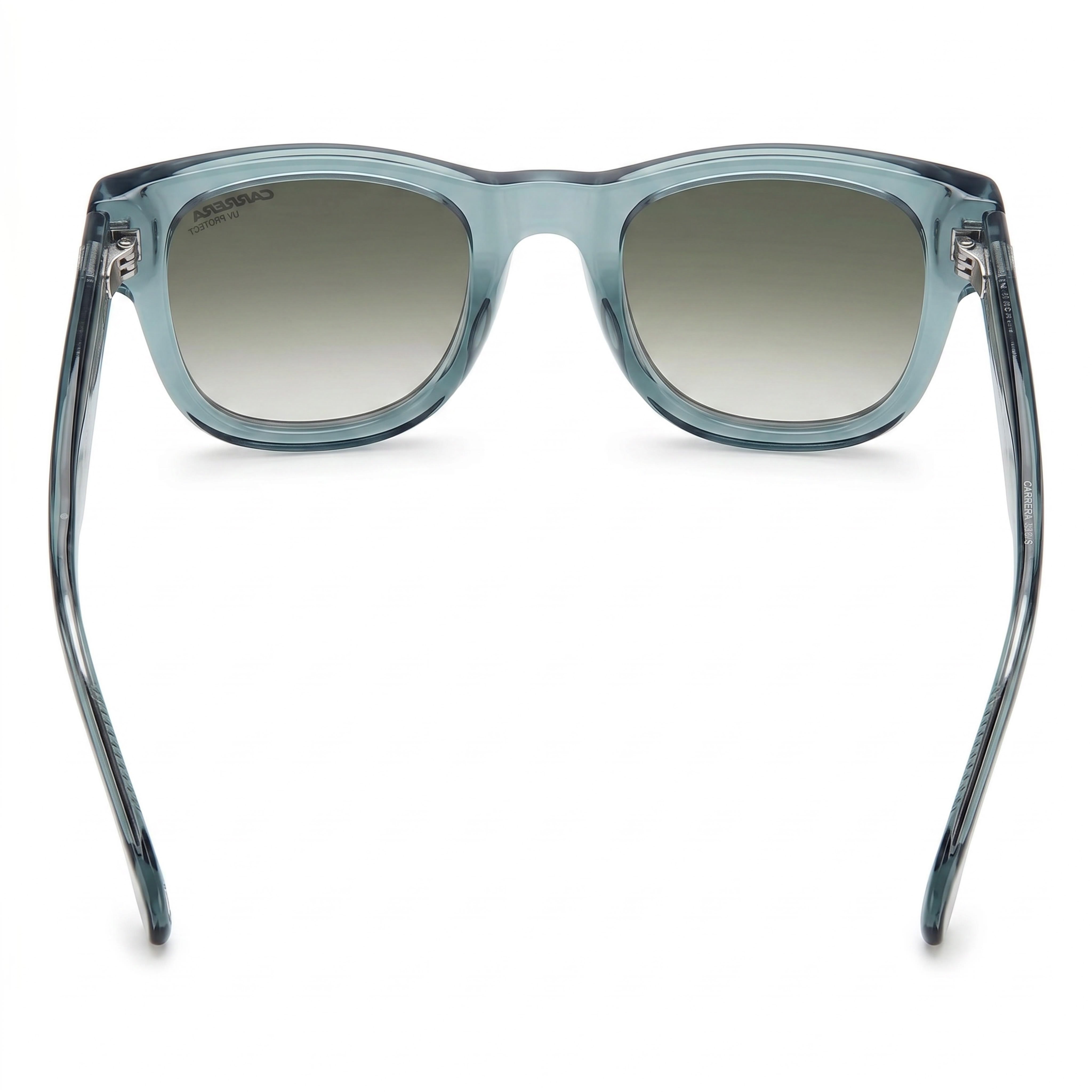Gafas de sol Carrera Carrera 330/S para hombre, montura de plástico verde azulado, lentes verdes sombreadas no polarizadas, 100% protección UV, 50 mm, Photo 3