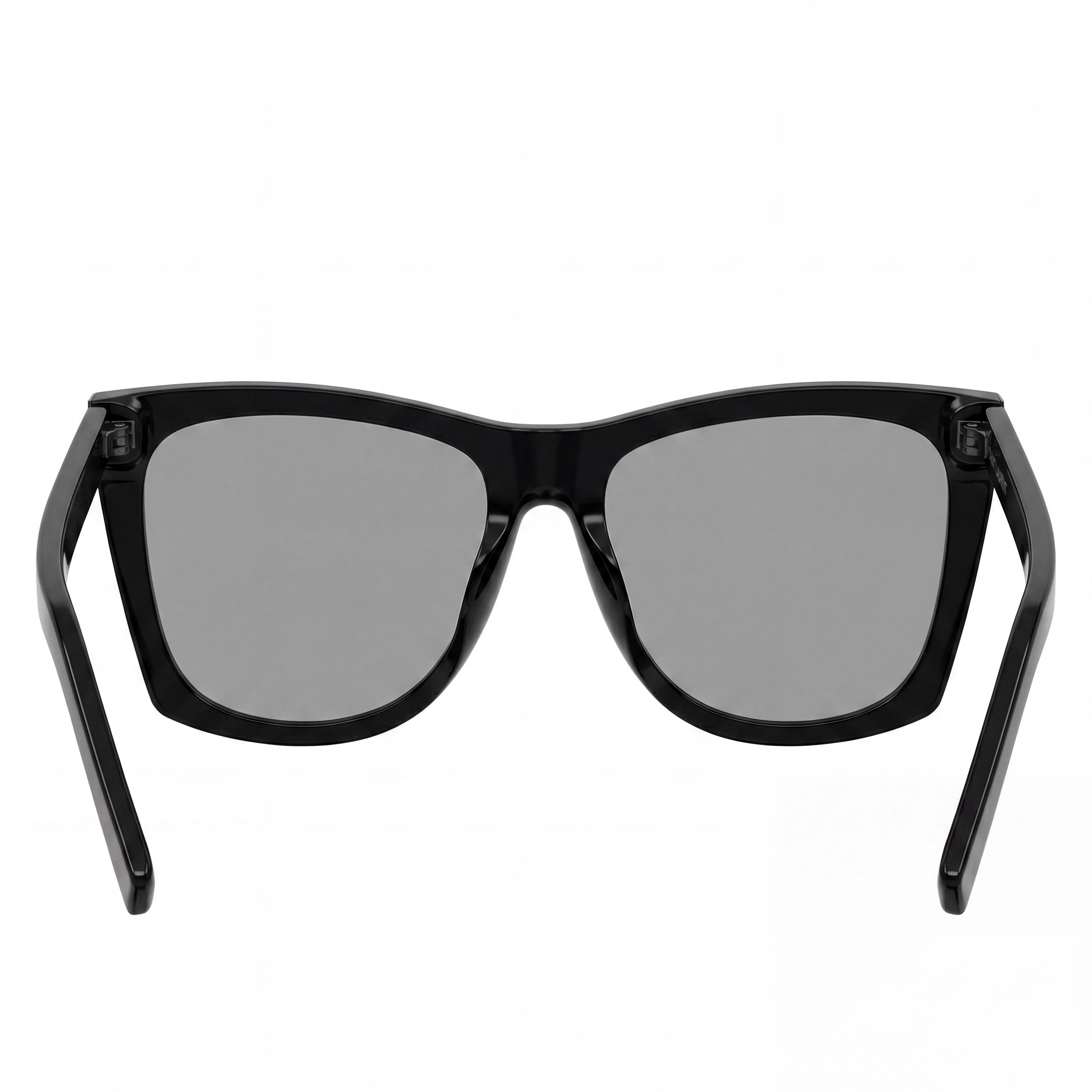 Yves Saint Laurent Classic Unisex Acetate Black Gold Frame Grey Lenses Prescription-Ready 58mm, Photo 4