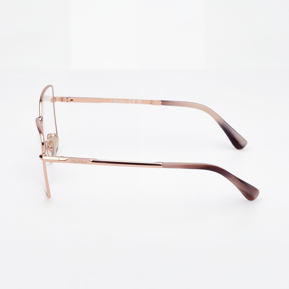 MaxMara Mm5187 Women's Metal Eyeglasses Rose Gold 55mm