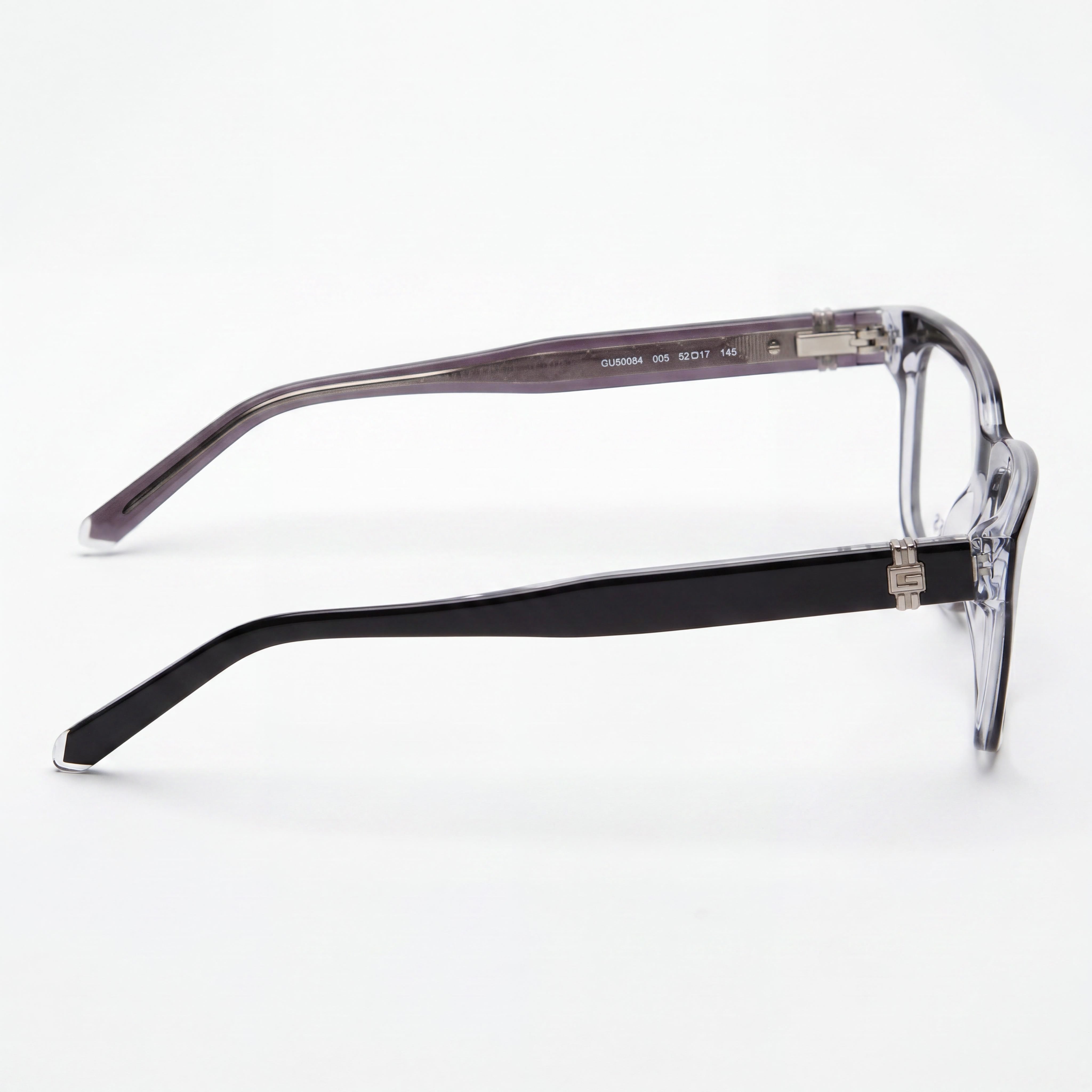 Guess Gu50084 Women's Black Crystal Plastic Frame Clear Lenses Optical Eyeglasses 54mm, Photo 2