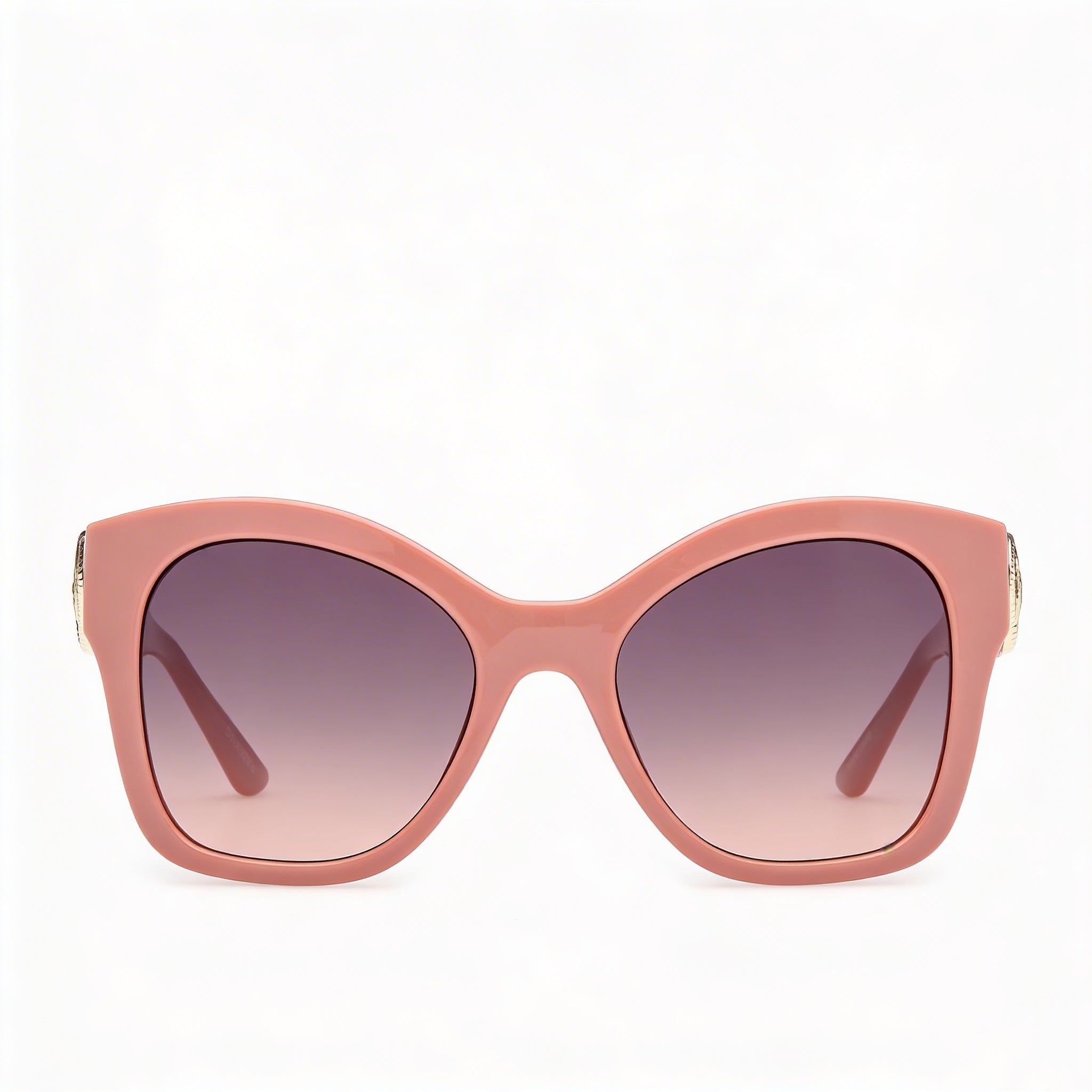 Guess Butterfly Women's Plastic Sunglasses Bright Light Pink Gradient Brown Lens UV 400 55mm, Photo 4