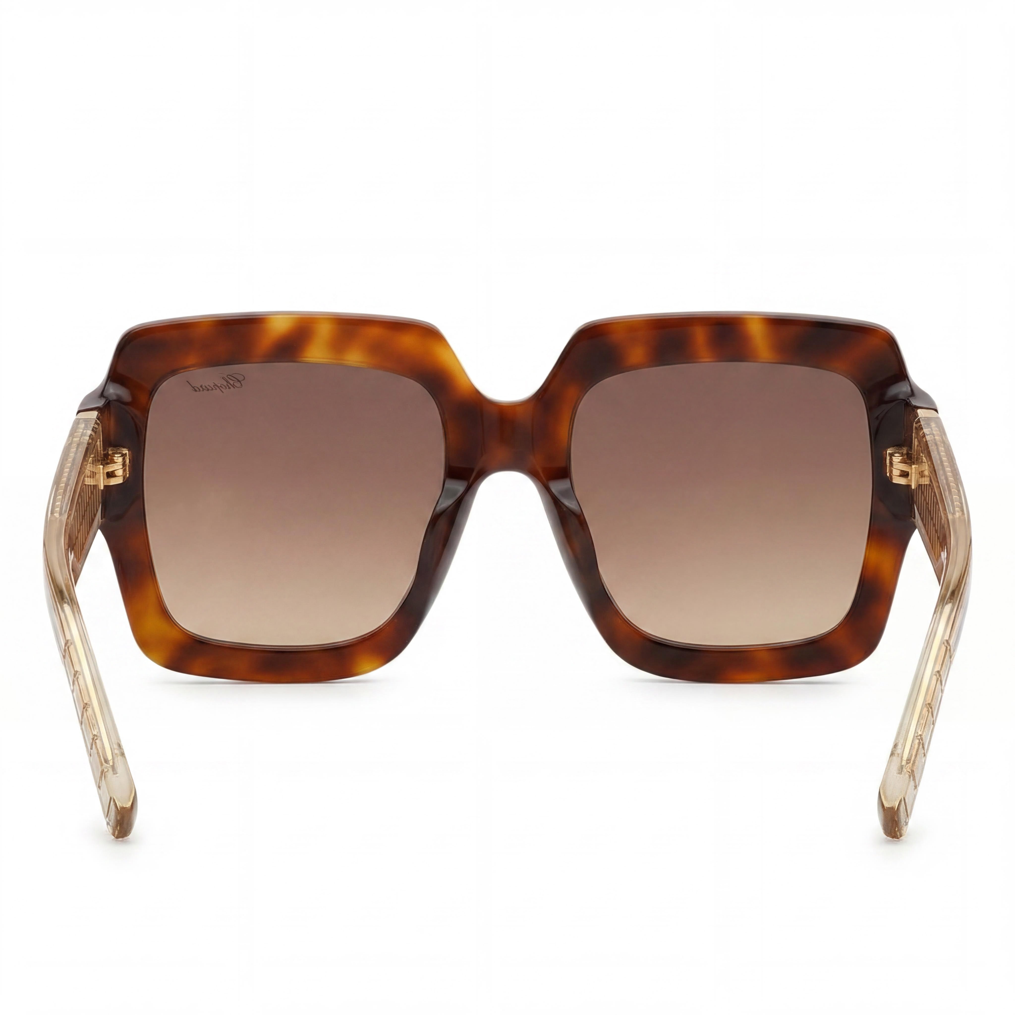 Chopard Casual Women's Acetate Classic Havana Brown Gradient Non-Polarized Sunglasses 55mm, Photo 3