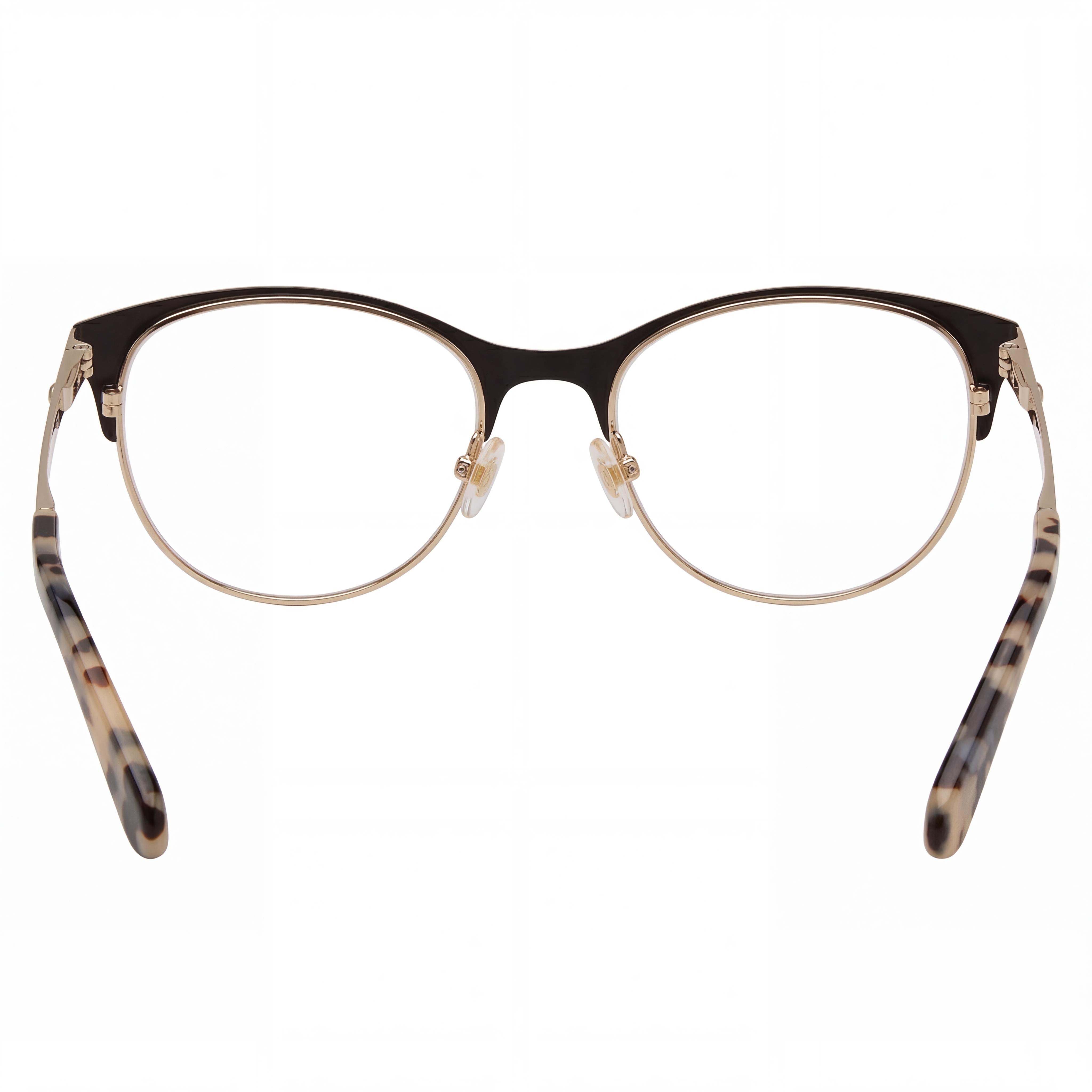 kate spade new york Eyewear for Women Rectangular Squared Black Stainless Steel Eyeglass Frames 51-18-140mm, Photo 3