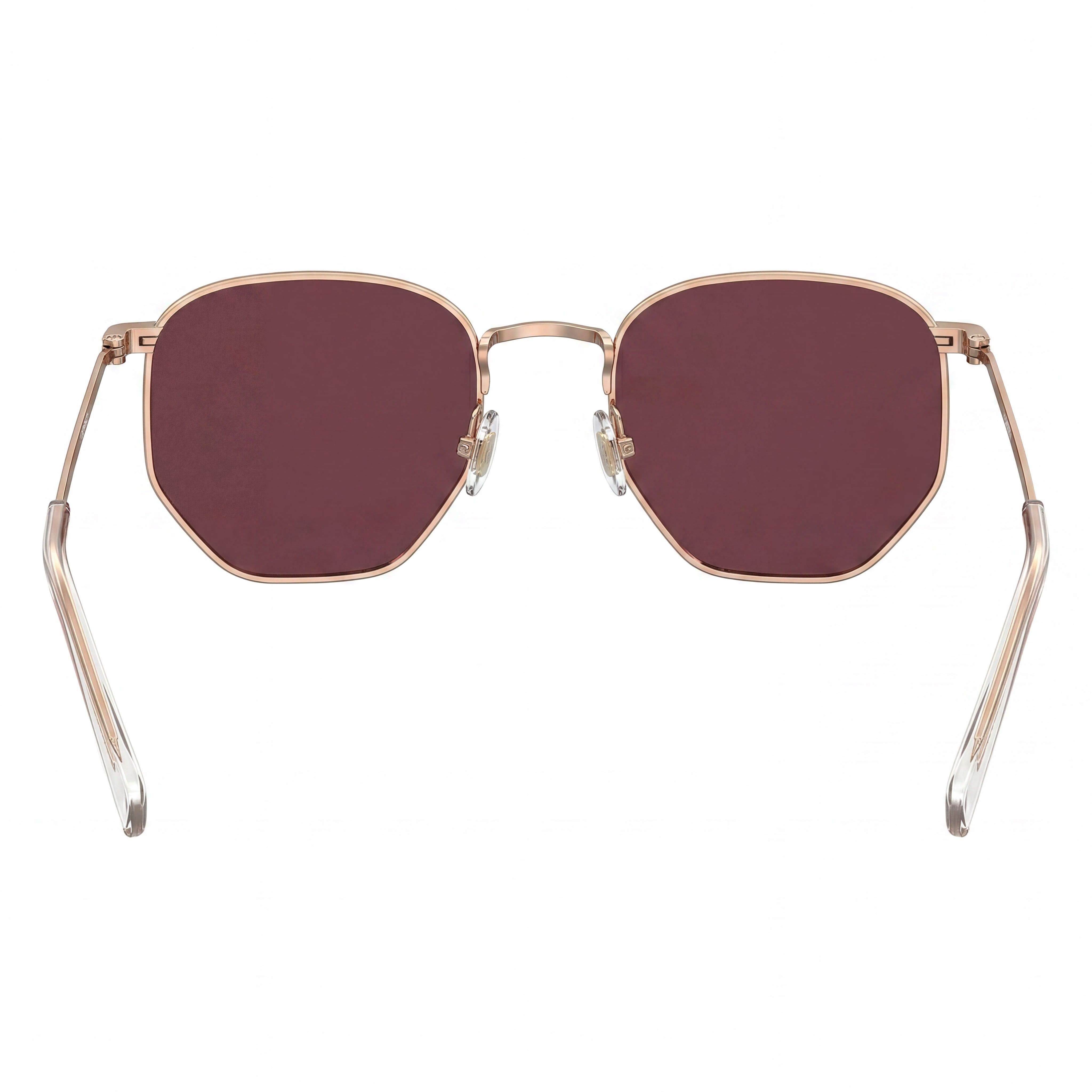Levi's Casual Men's Gold Copper Metal Pink Lens UV Protected Sunglasses 51mm, Photo 4