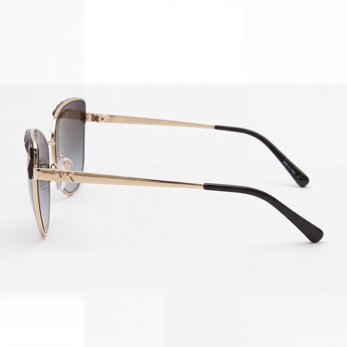 Gafas de sol Michael Kors para mujer, estilo ojo de gato, con montura de acetato, lentes polarizadas degradadas en gris oscuro, 56-16-140, Photo 3