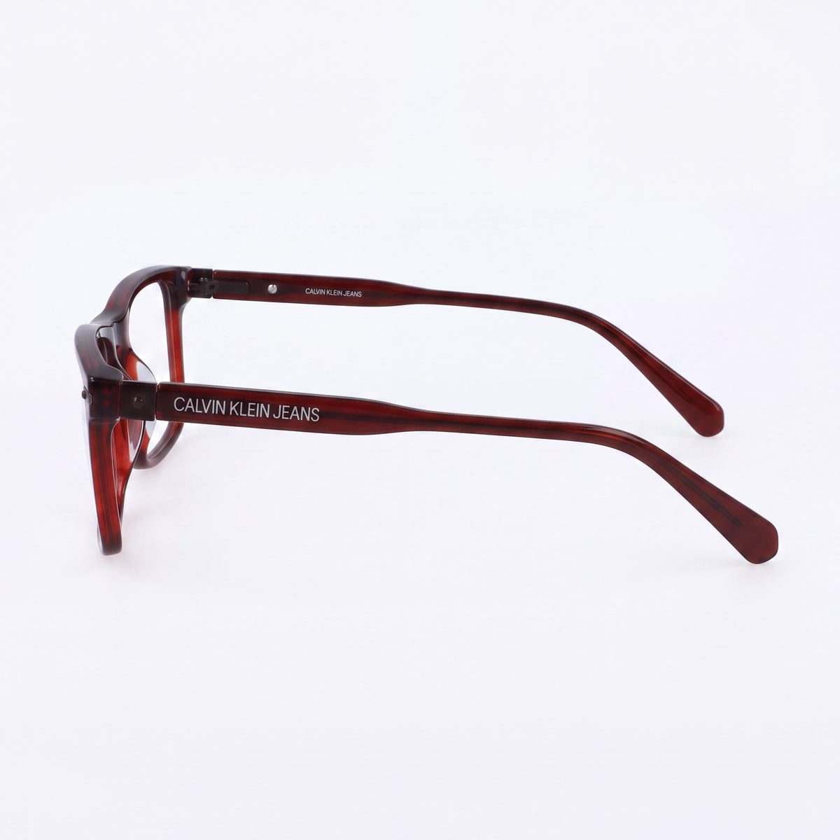 Gafas de graduación Calvin Klein Jeans temporales para hombre, montura de plástico oxblood de cristal, 55-18-145 mm, Photo 2