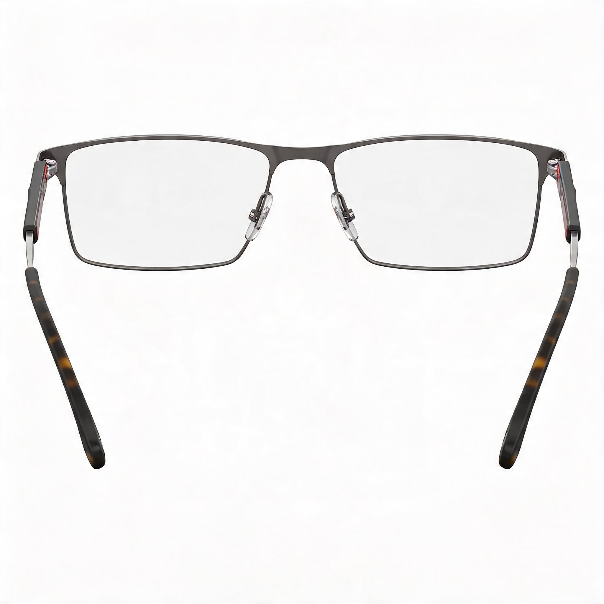 Carrera 8833 Unisex Stainless Steel Frame Eyeglasses with Polycarbonate Lenses Frame Size 56mm Matte Dark Ruthenium, Photo 4