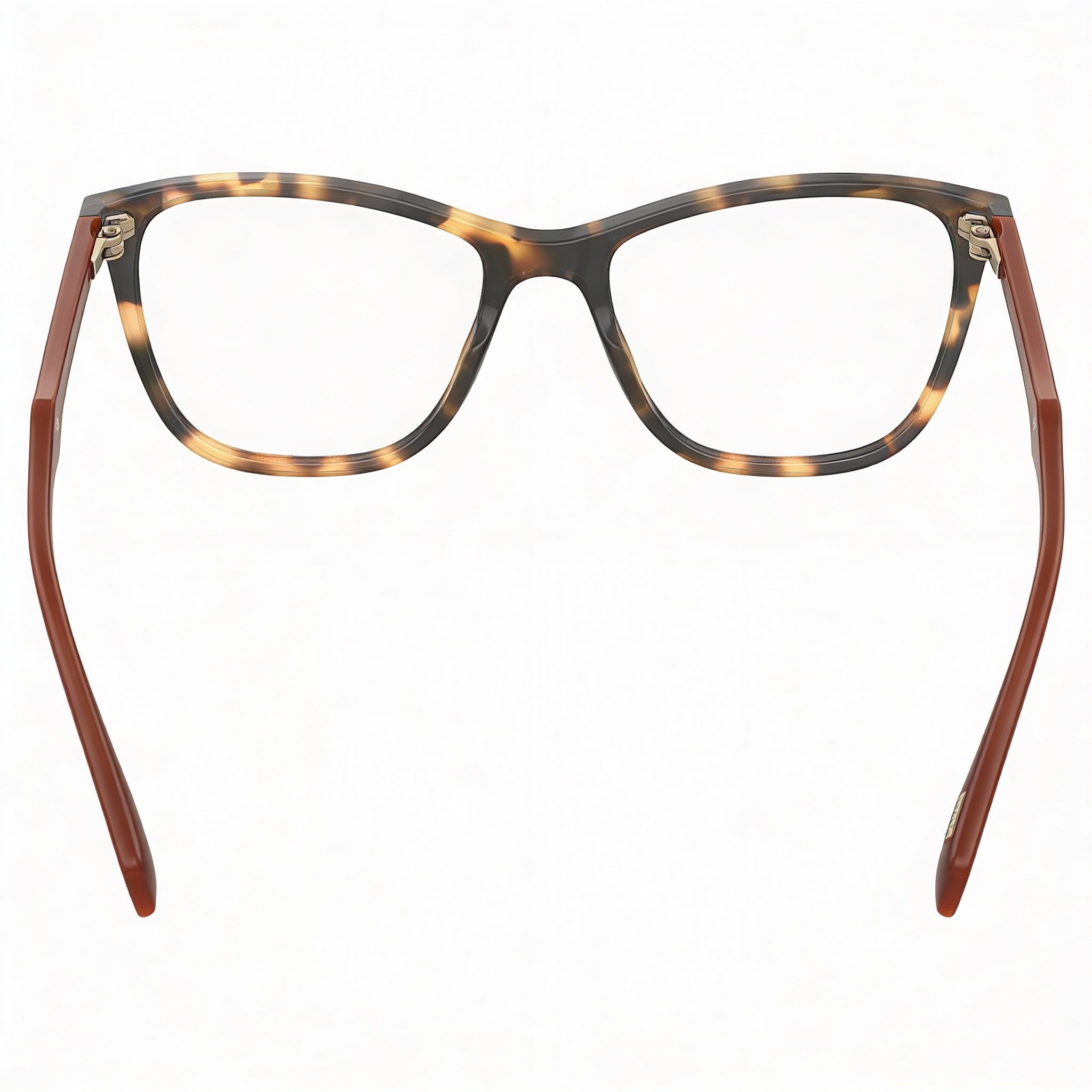 Monturas ópticas Levi's Lv 5018 para mujer con montura de plástico color melocotón Havana y ancho de lente de 52 mm, Photo 4