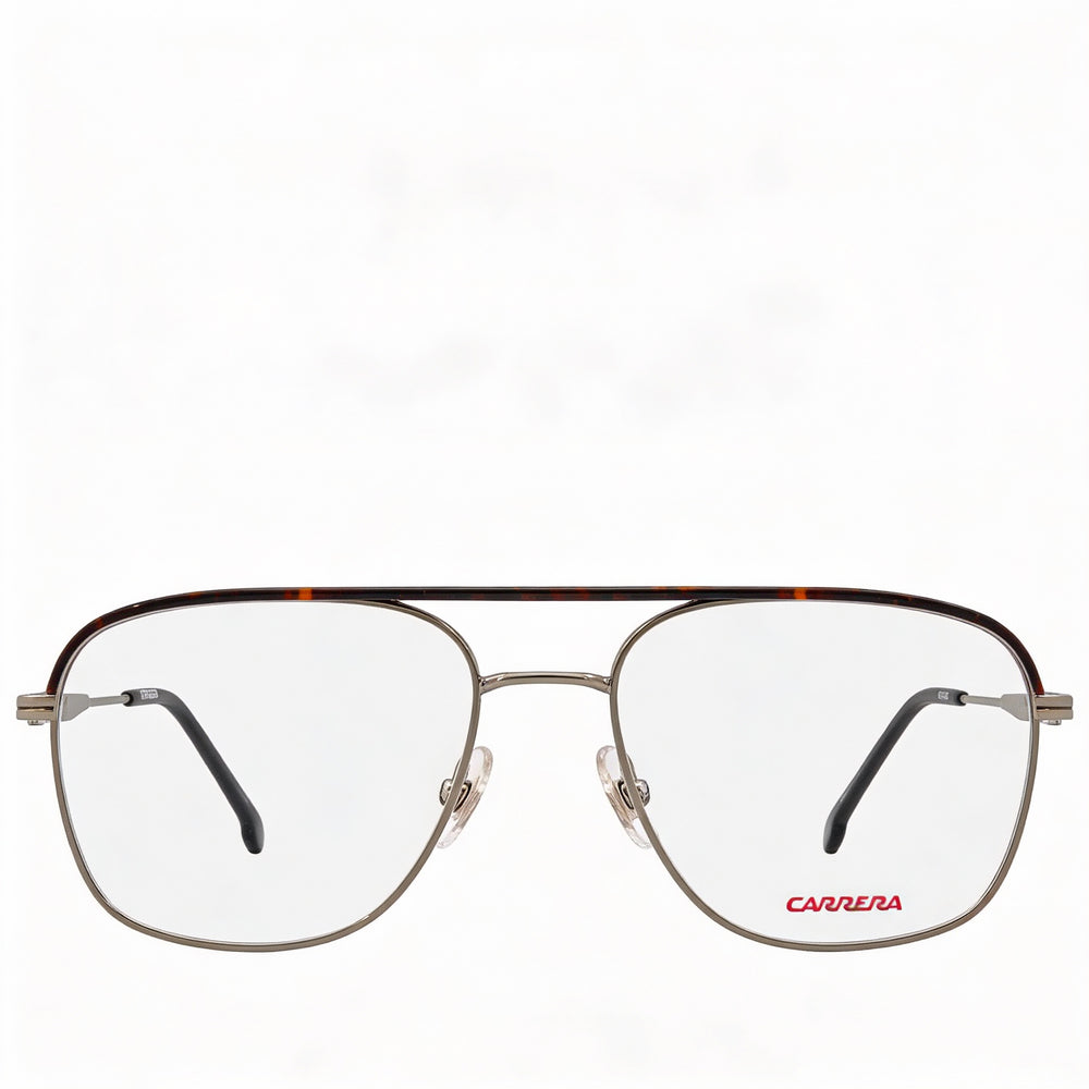 Carrera CARRERA 211/SAM Unisex Rectangular Metal Ruthenium Frame Eyeglasses with Demo Lens 54mm