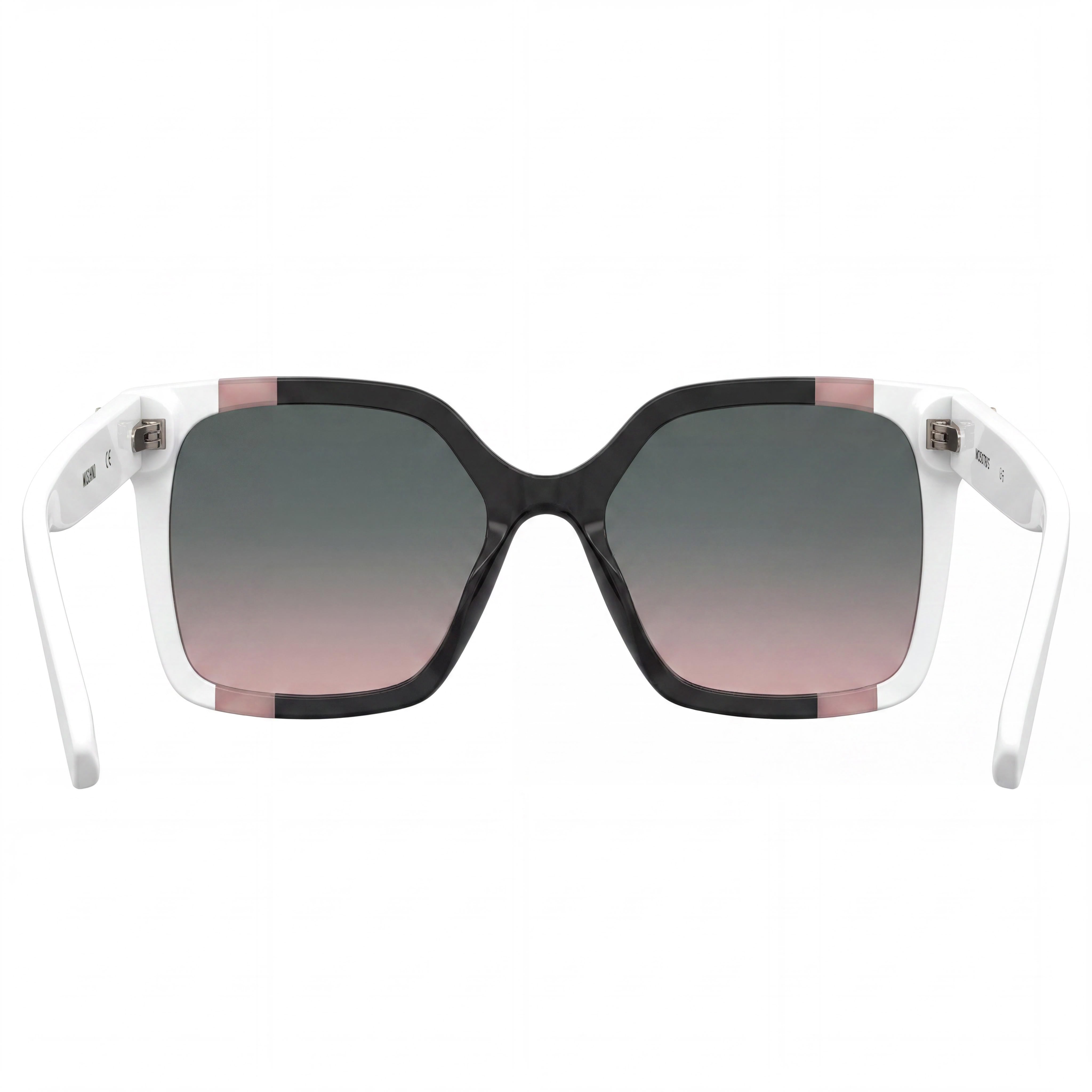Moschino Mos123/S Women's Acetate Sunglasses Black Pink/Grey Pink Shaded Frame Black Pink Lenses 55mm 100% UV Protection Non-Polarized, Photo 3