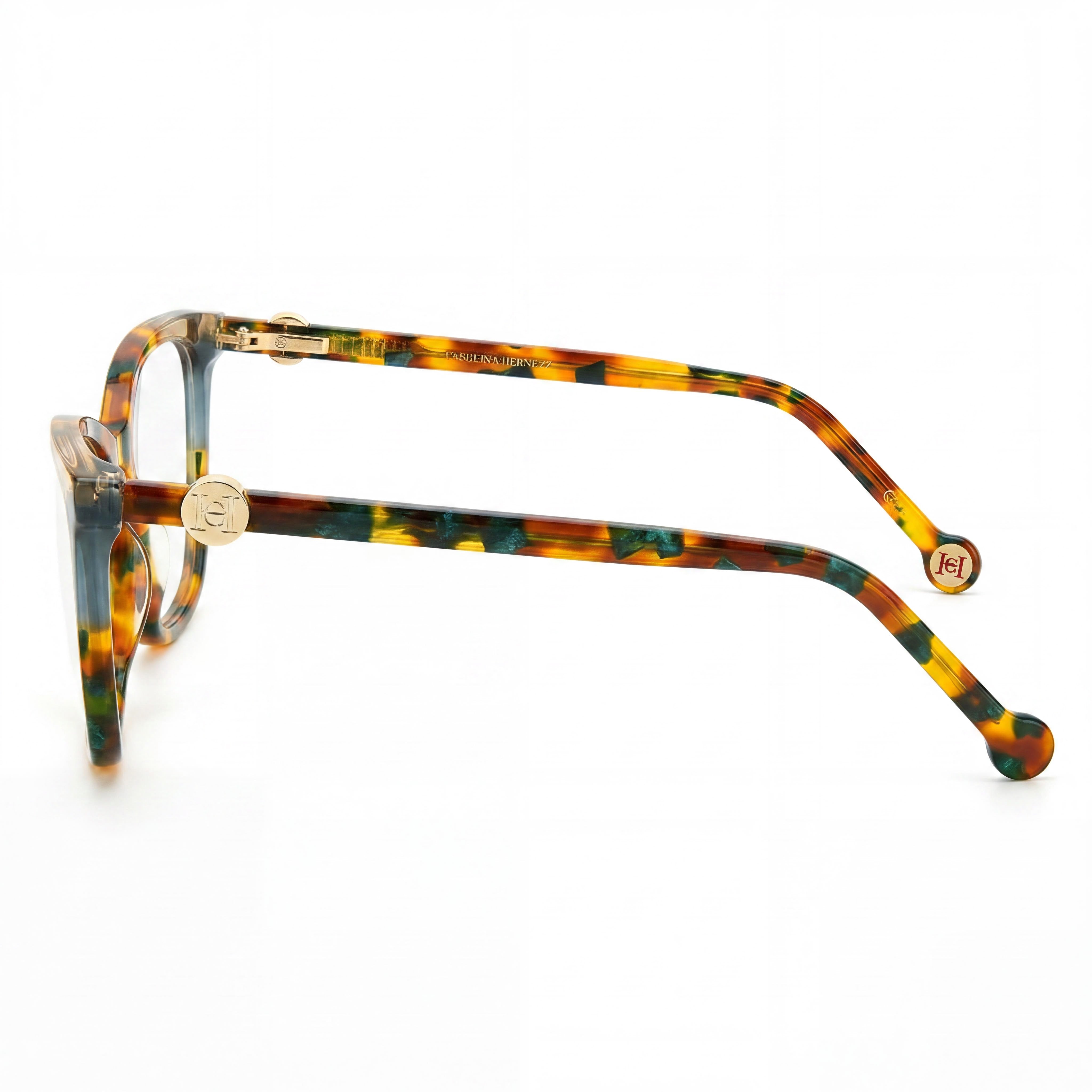 Carolina Herrera Modern Women's Cat Eye Acetate Optical Frame Green Havana Green 53-17-145, Photo 2
