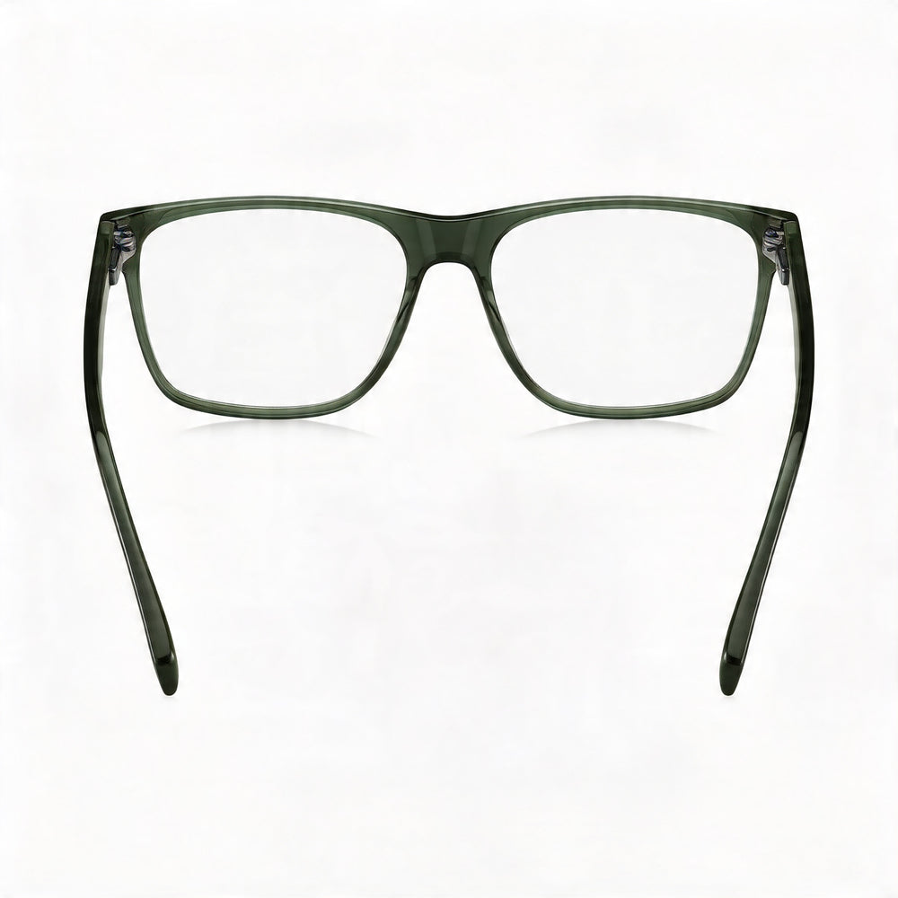 Gafas de sol clásicas Hugo Boss para hombre con montura de acetato de cuerno verde, lentes de policarbonato multicolor no polarizadas, 55-17-145mm