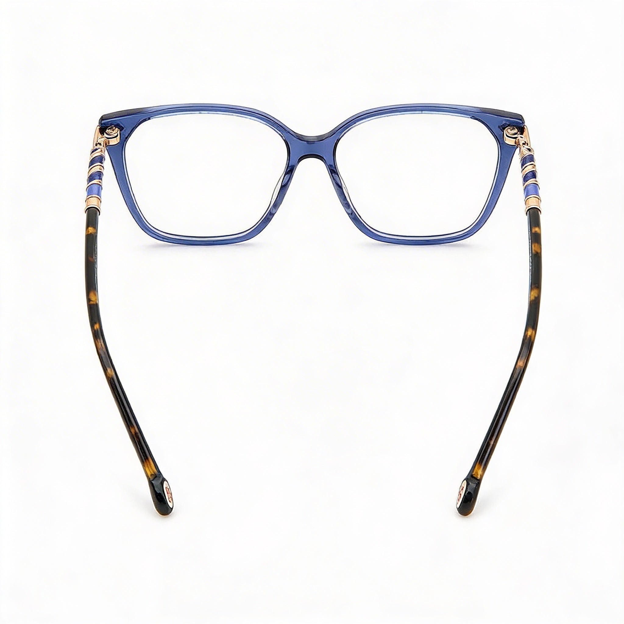 Gafas de sol Carolina Herrera para mujer, modernas, de acetato, lentes azules Havana, 54mm, protección UV, sin polarizar, Photo 2
