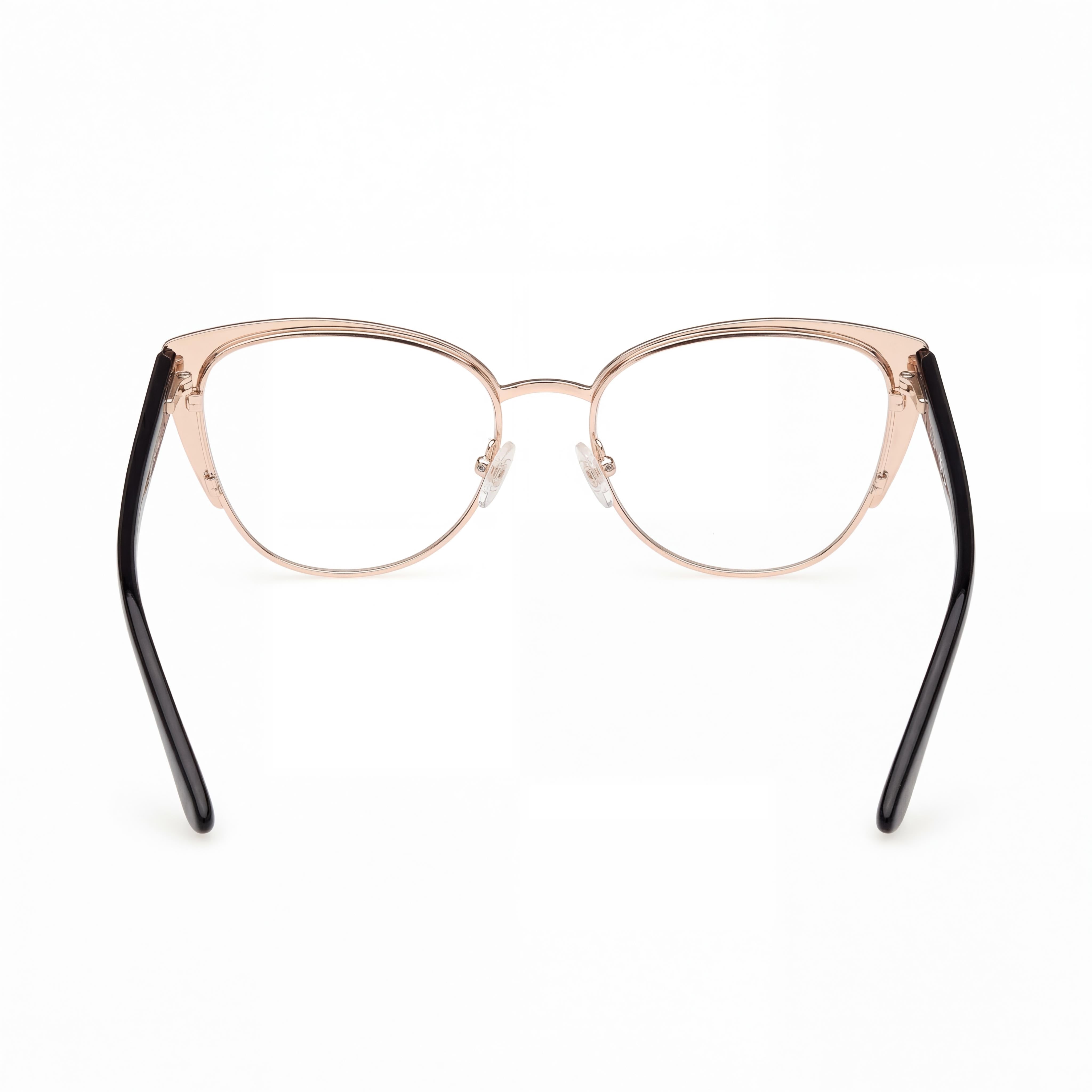 GUESS Gu50121 Women's Metal Frame Eyewear in Matte Black, Shiny Black (145-16-46), Photo 3