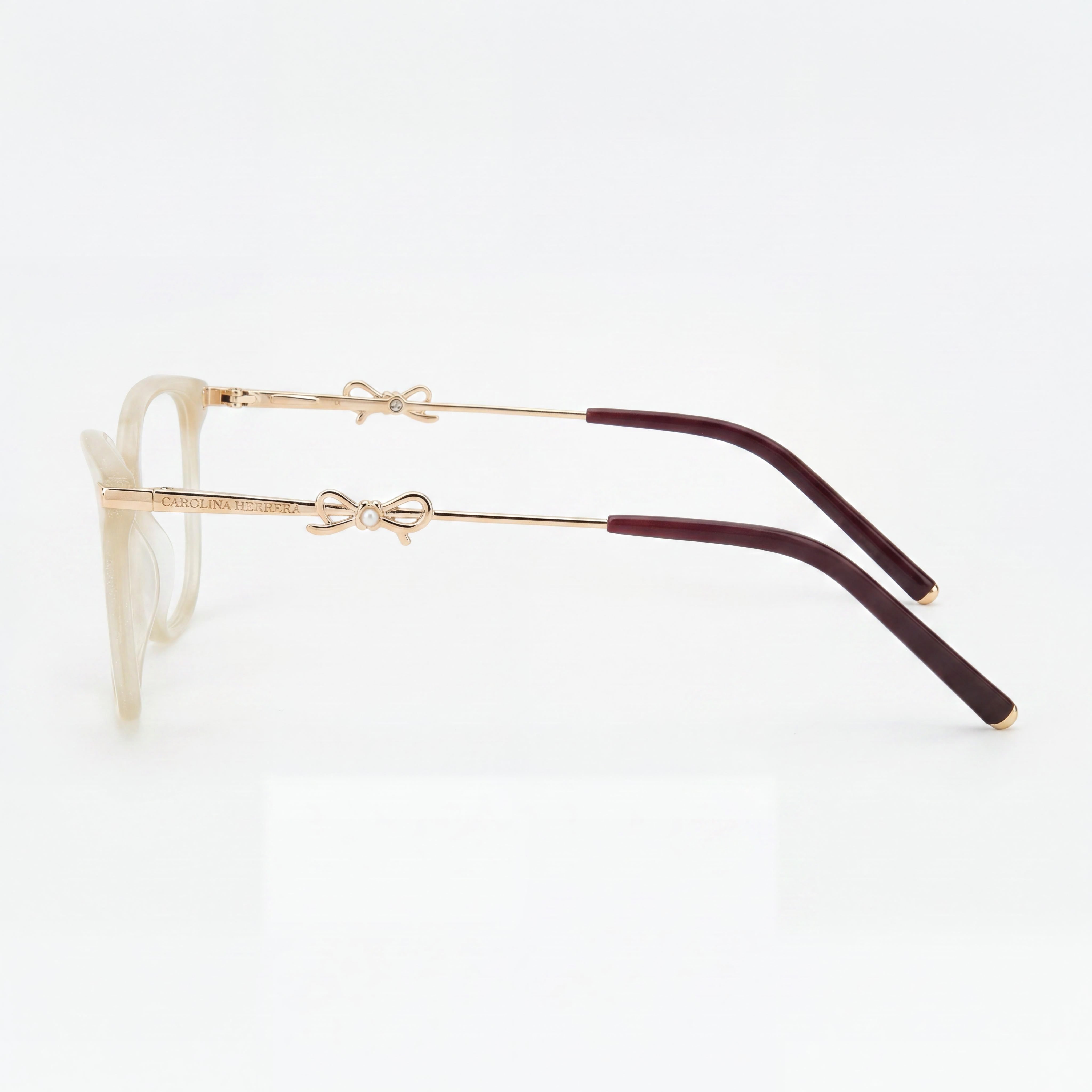 Carolina Herrera Contemporary Women’s White Marble Ecological Oil Frame Non-Polarized Multicolor Lens 55mm Sunglasses, Photo 2