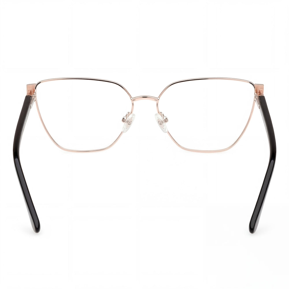 GUESS BUTTERFLY GU2969 Women's Black Metal Frame Non-Polarized Demo Lenses Eyeglasses 56-14-140