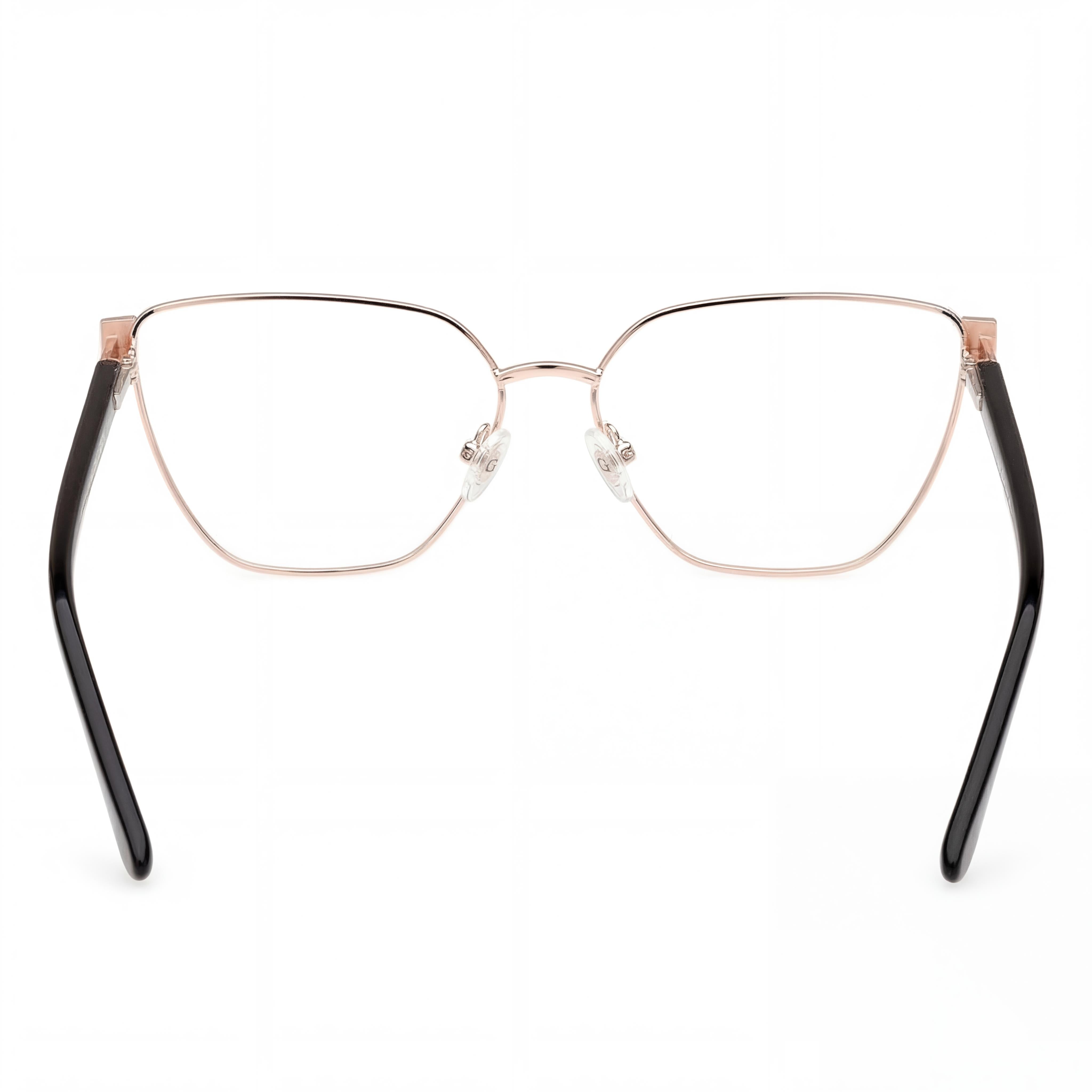 GUESS BUTTERFLY GU2969 Women's Black Metal Frame Non-Polarized Demo Lenses Eyeglasses 56-14-140, Photo 3