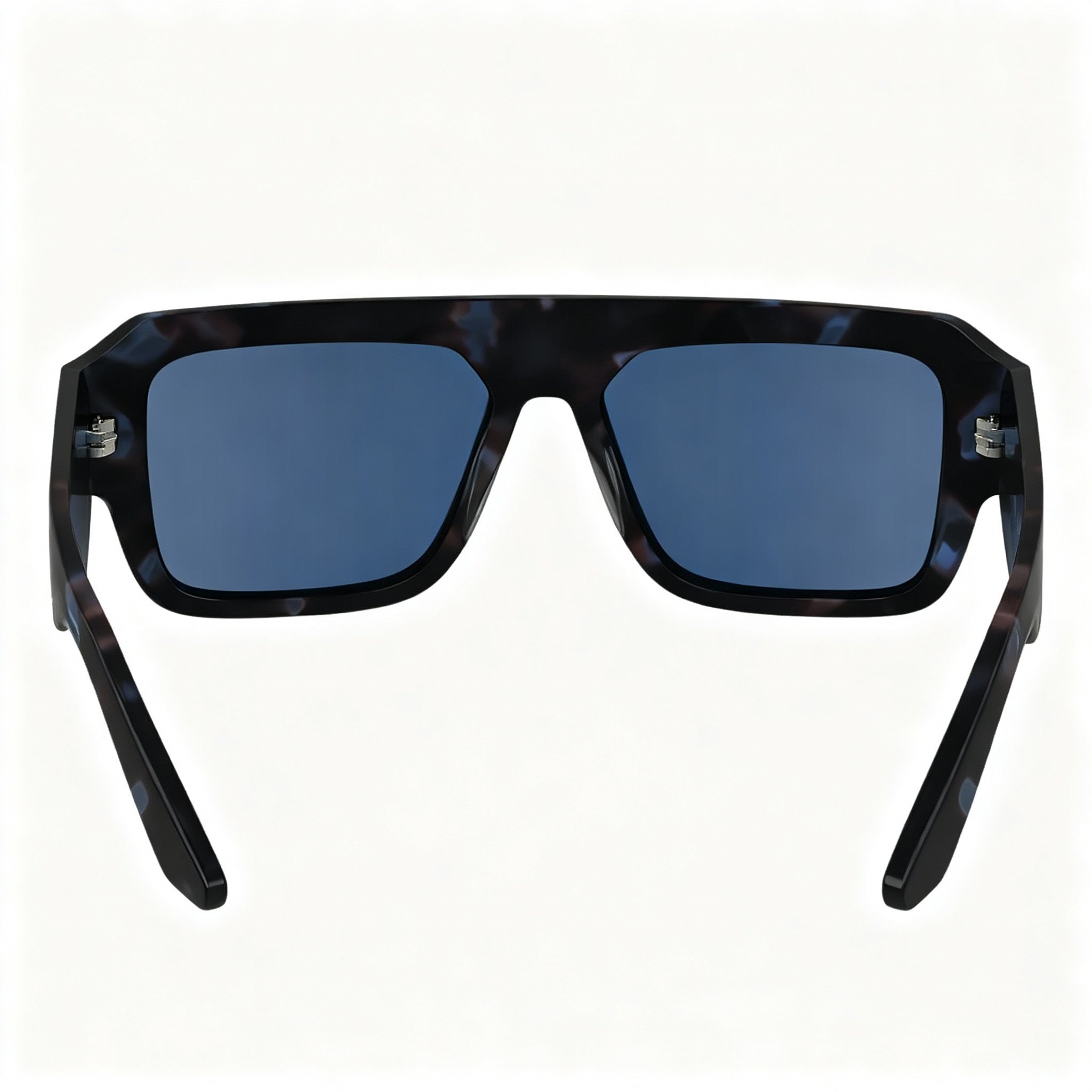 Gafas de sol unisex Calvin Klein Ck24501s rectangulares de acetato azul Havana con lentes de tritán azul y protección UV 100 %, 56 mm, Photo 2