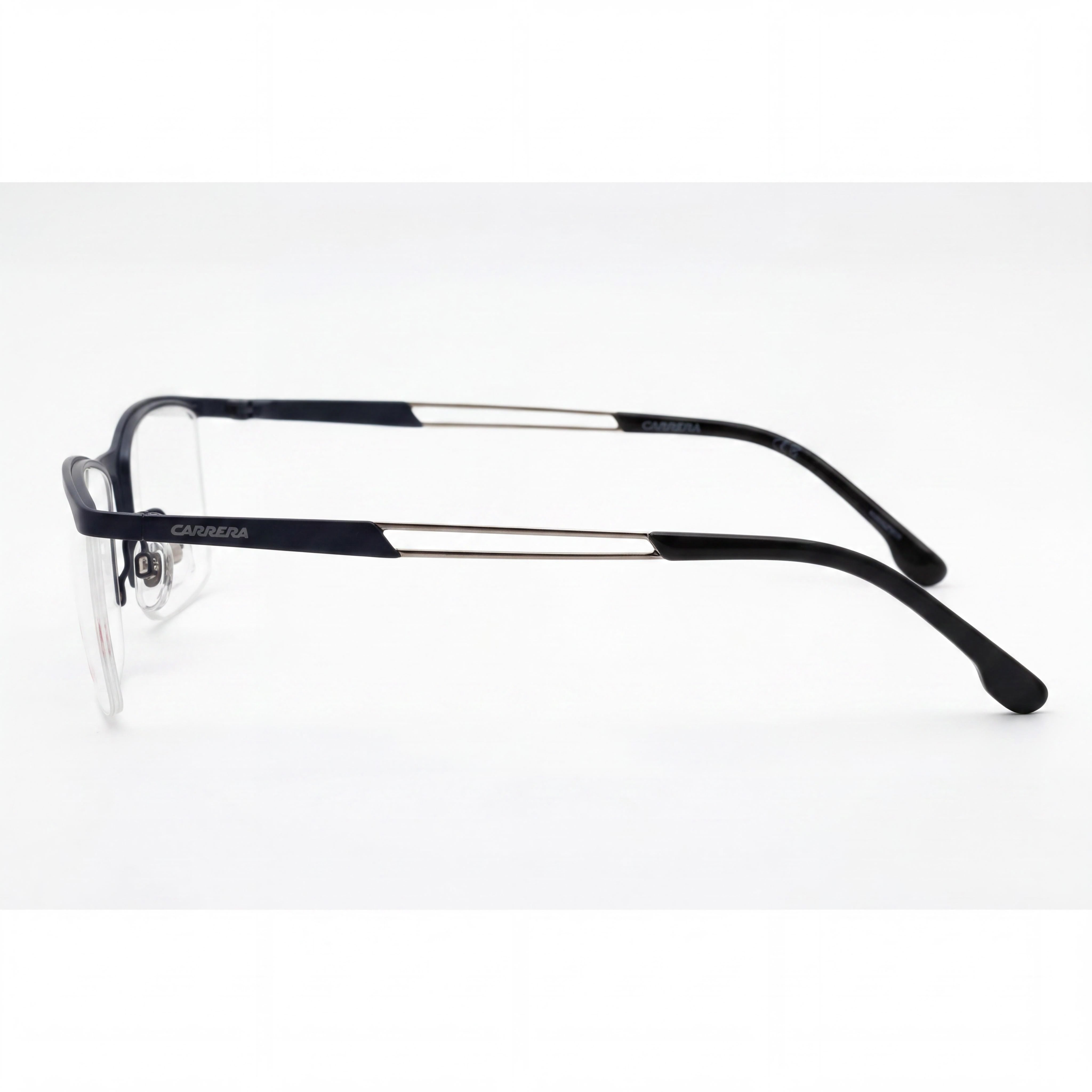 Gafas de sol Carrera Modern para mujer con montura de acero de aleación azul mate y lentes de policarbonato, 54 mm, Photo 3