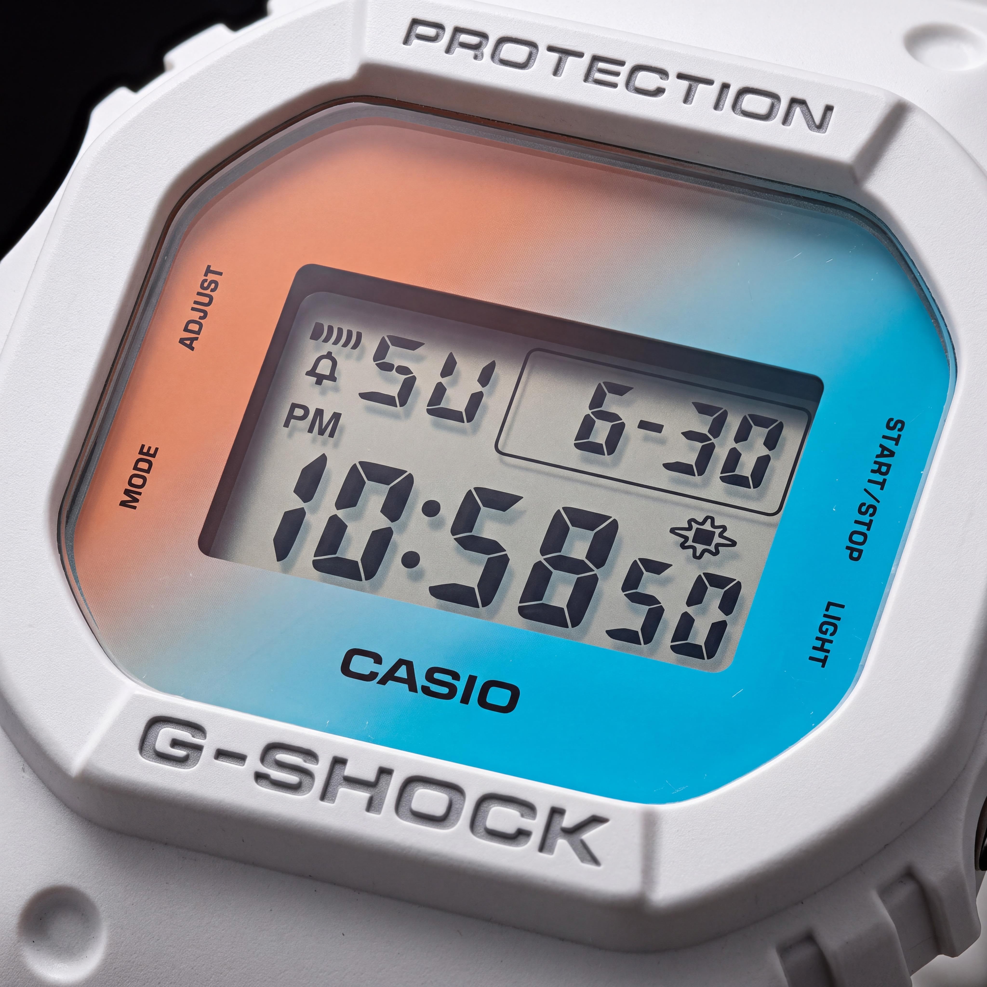 Casio DW-5600TL-7 Men's White Digital Shock Resistant 200M Water Resistant Watch, 49mm Case, Photo 2