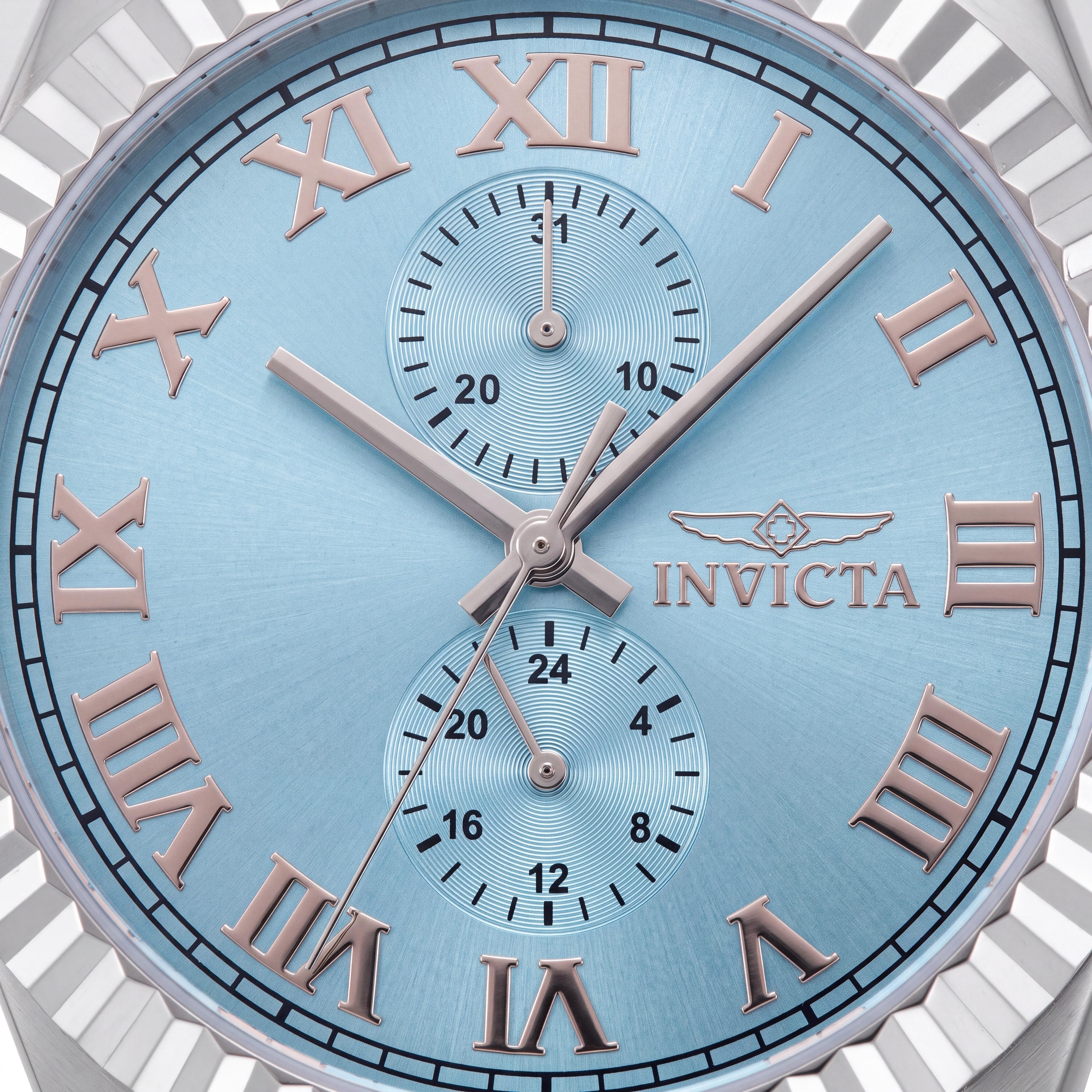 Invicta Specialty 48903 Reloj de Cuarzo Unisex de Acero Inoxidable con Esfera Azul 43mm, Photo 2
