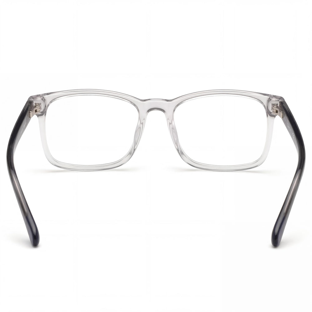 GANT Classic Men's Eyeglasses with Grey Black Plastic Frame and Polycarbonate Non- Lenses 53mm