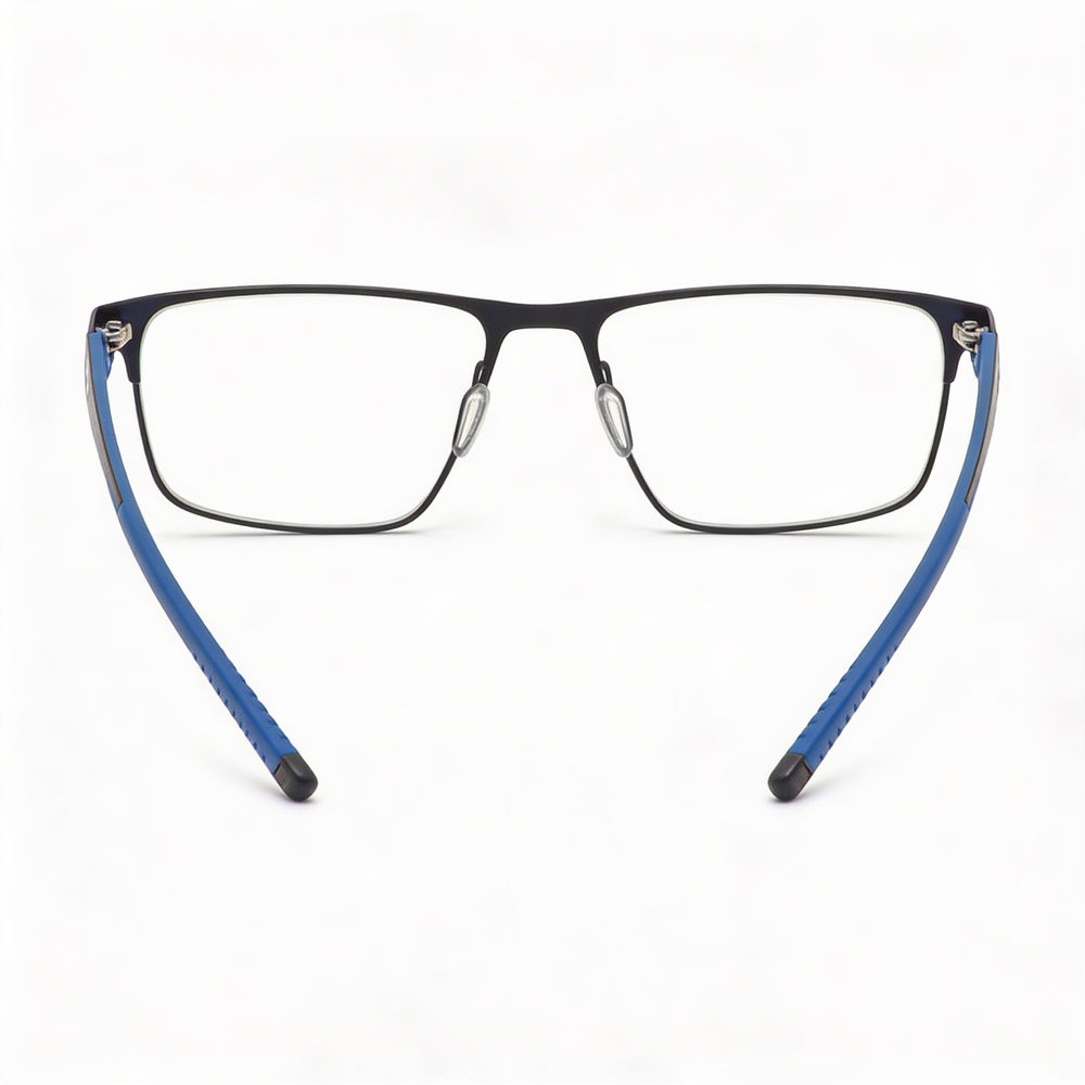 Under Armour Casual Men's Alloy Steel Frame Non-Polarised Sunglasses in Matte Black Blue 56mm
