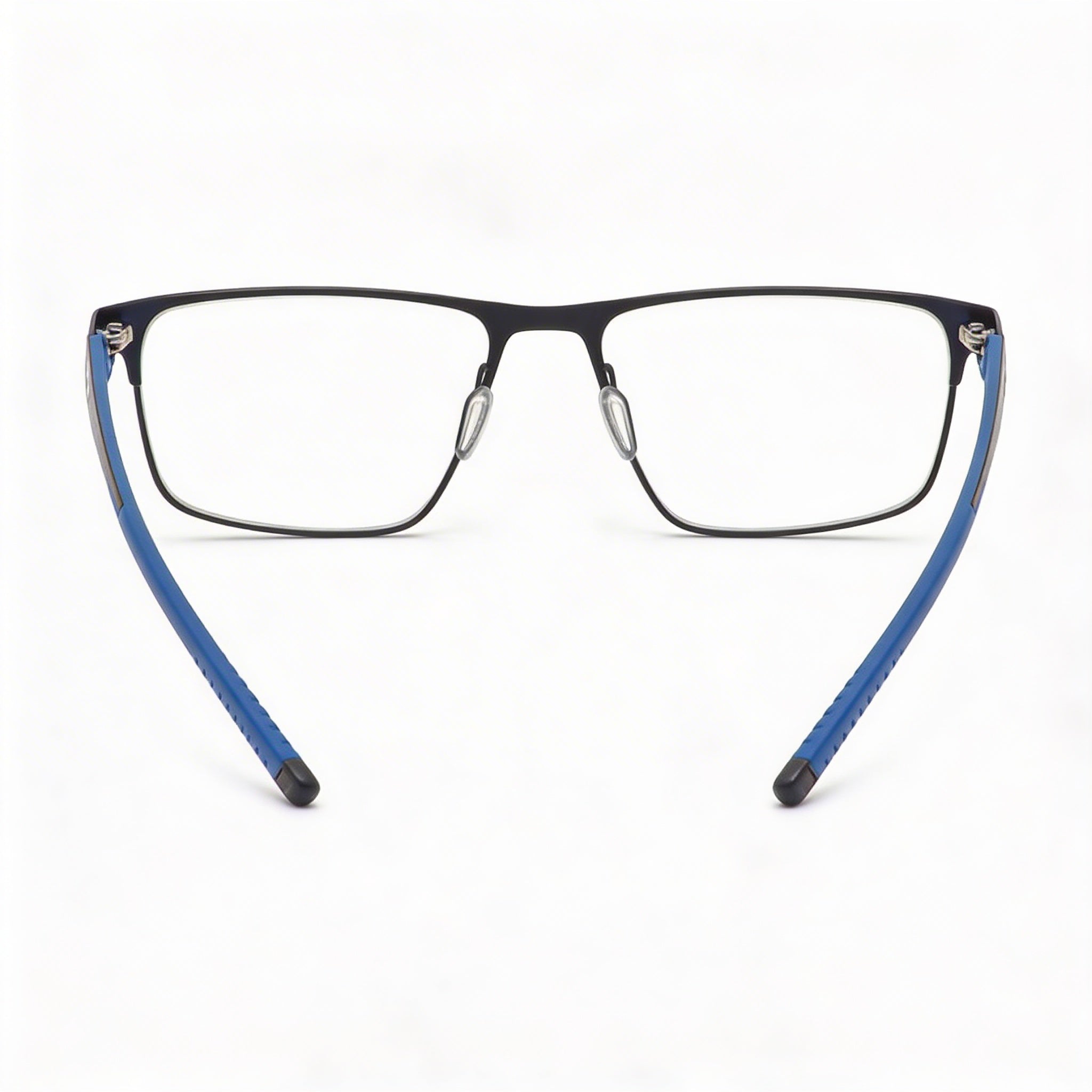 Gafas de sol Under Armour casuales para hombre, con montura de aleación de acero, no polarizadas, en negro mate azul de 56 mm, Photo 3