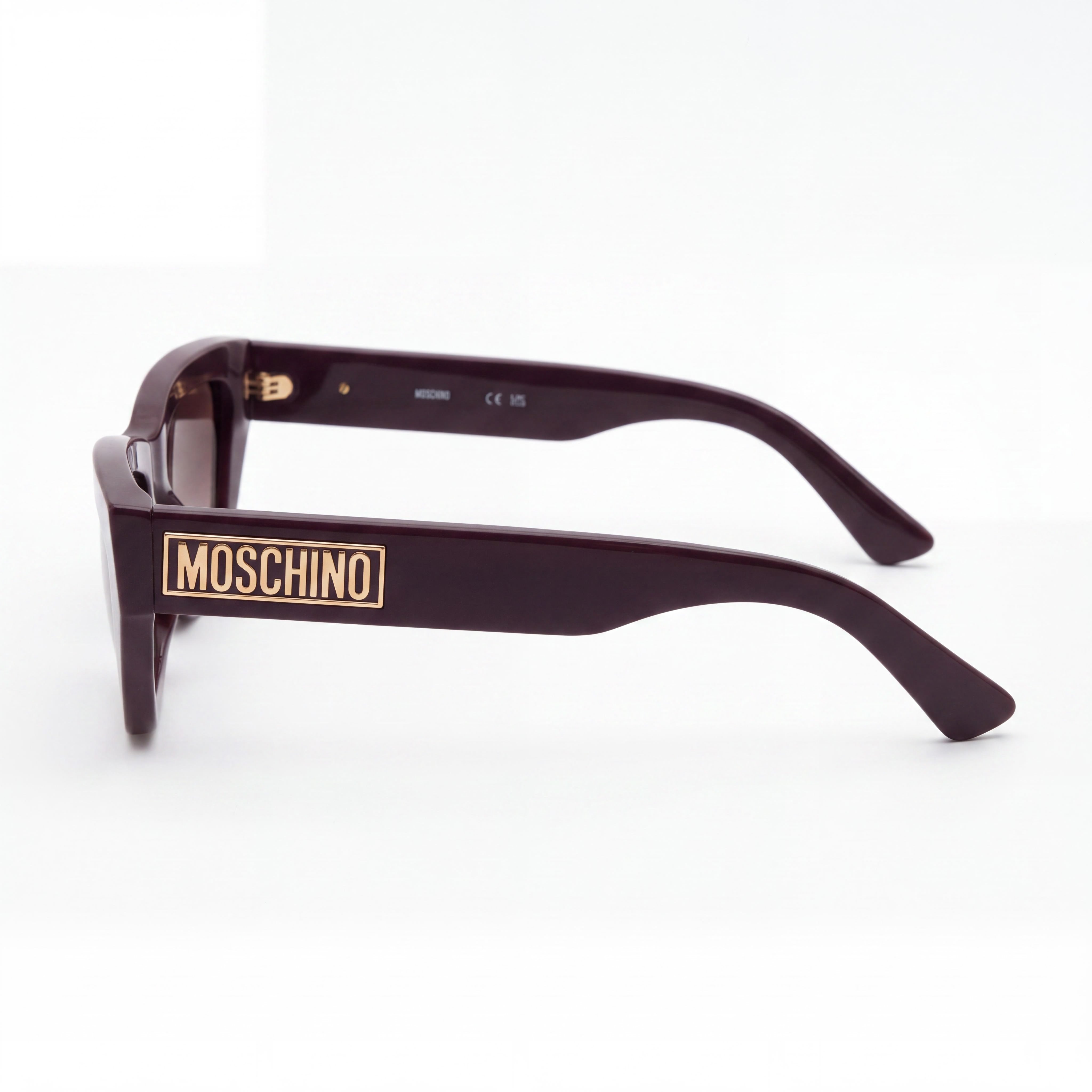 Moschino Classic Women's Plum Eyeglasses, Photo 3