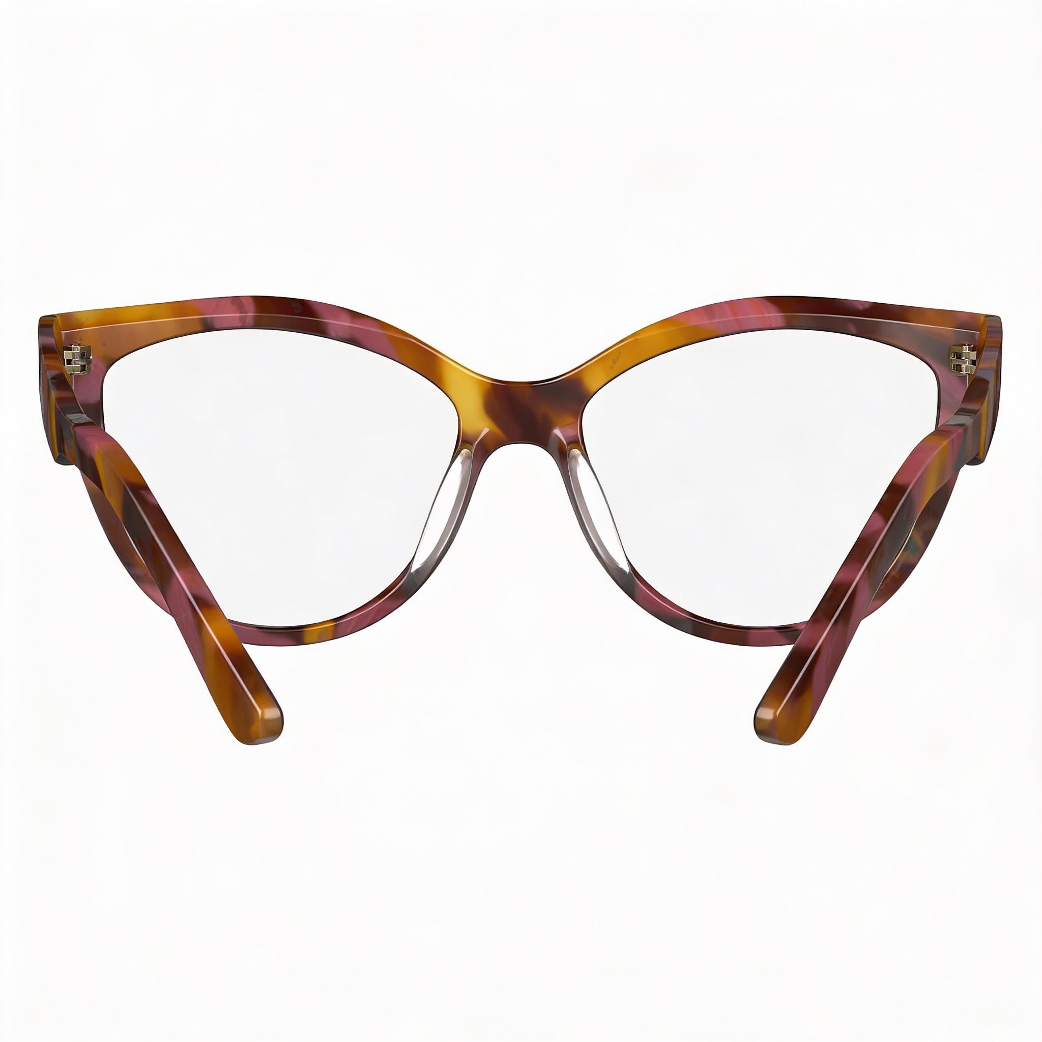 Calvin Klein Modern Unisex Sunglasses with Havana Rose Acetate Frame & Polycarbonate Lenses, 53mm Lens Width, Photo 4