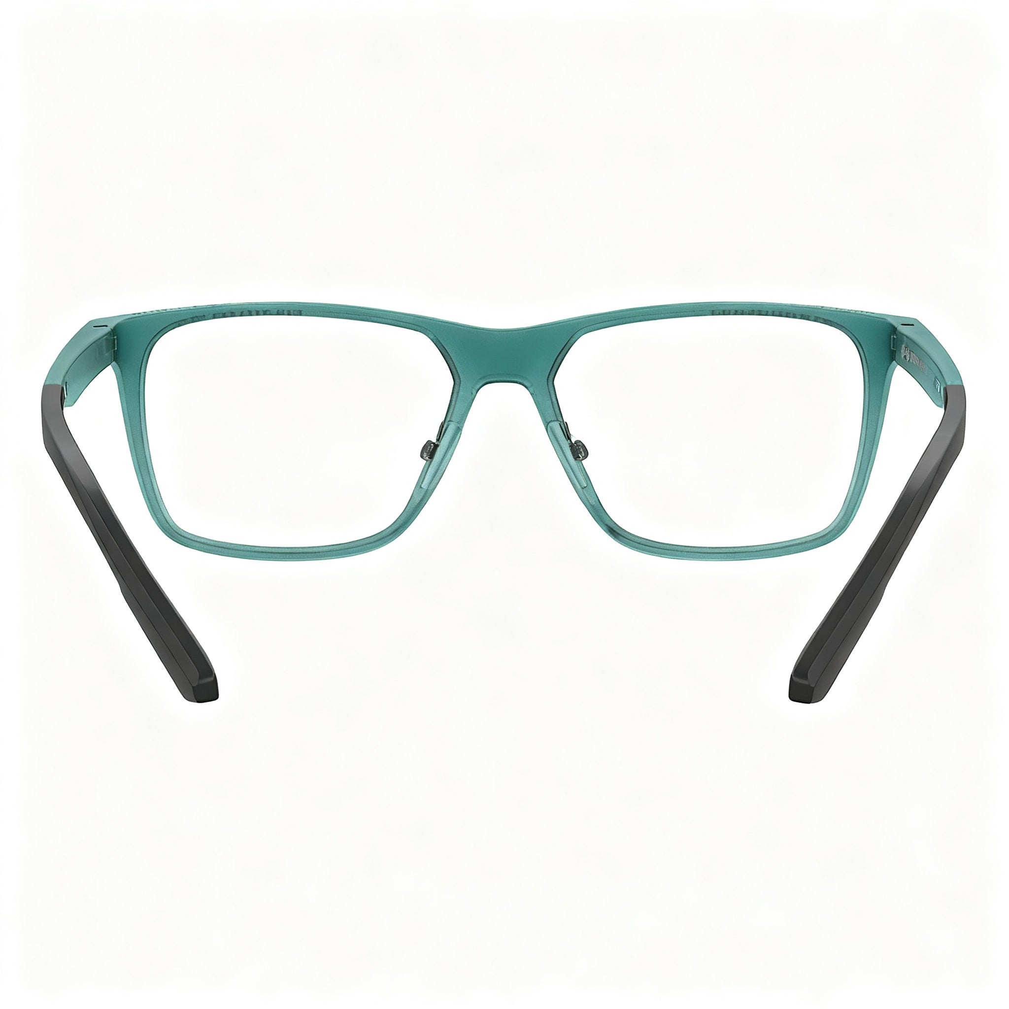 Under Armour UA 5043 Unisex Acetate Rectangular Teal Prescription Ready Optical Frames with Polycarbonate Lenses 55mm, Photo 4