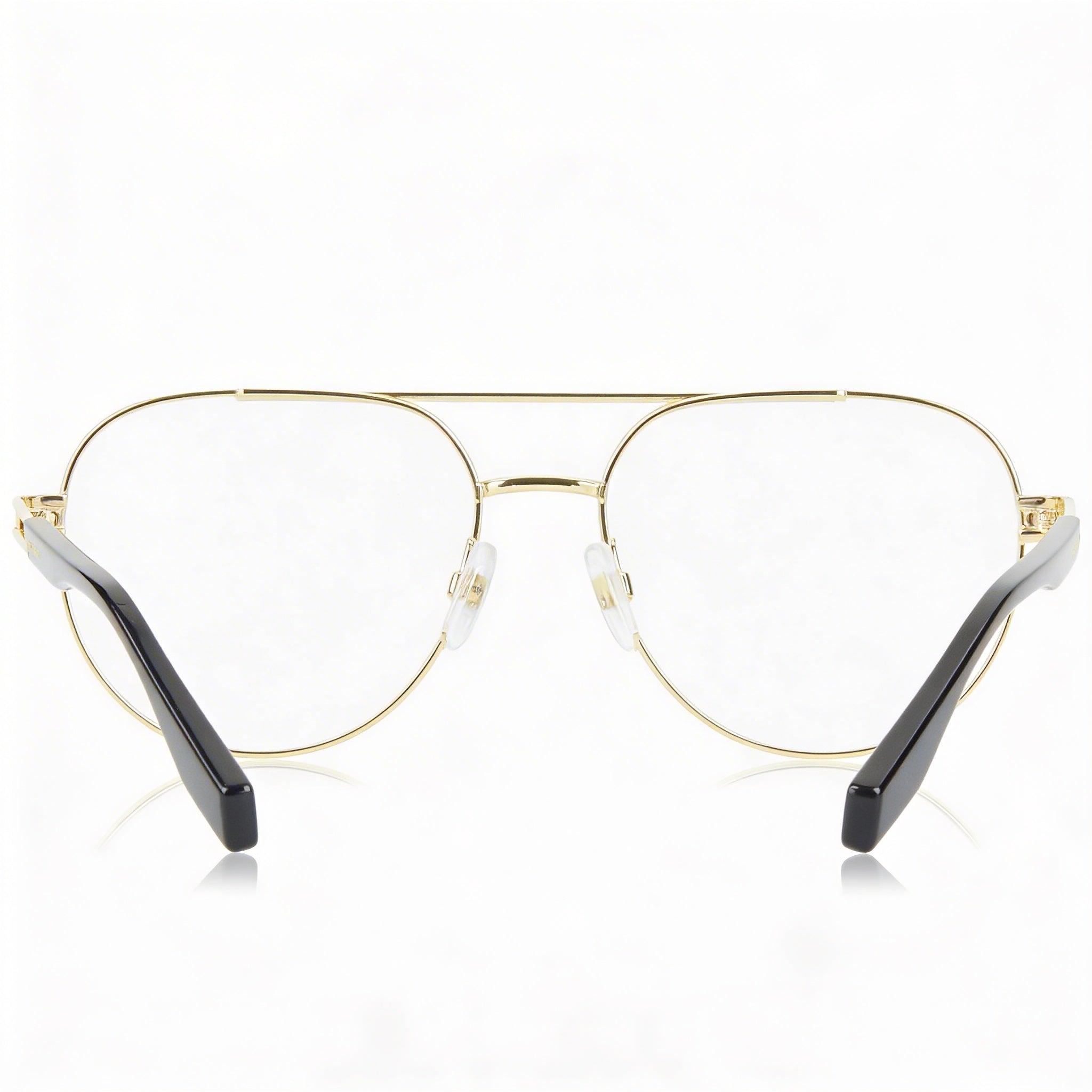 Marc Jacobs Marc 676 Casual Men's Gold Alloy Steel Optical Frames with Polycarbonate Non Polarized Lenses 58mm, Photo 3