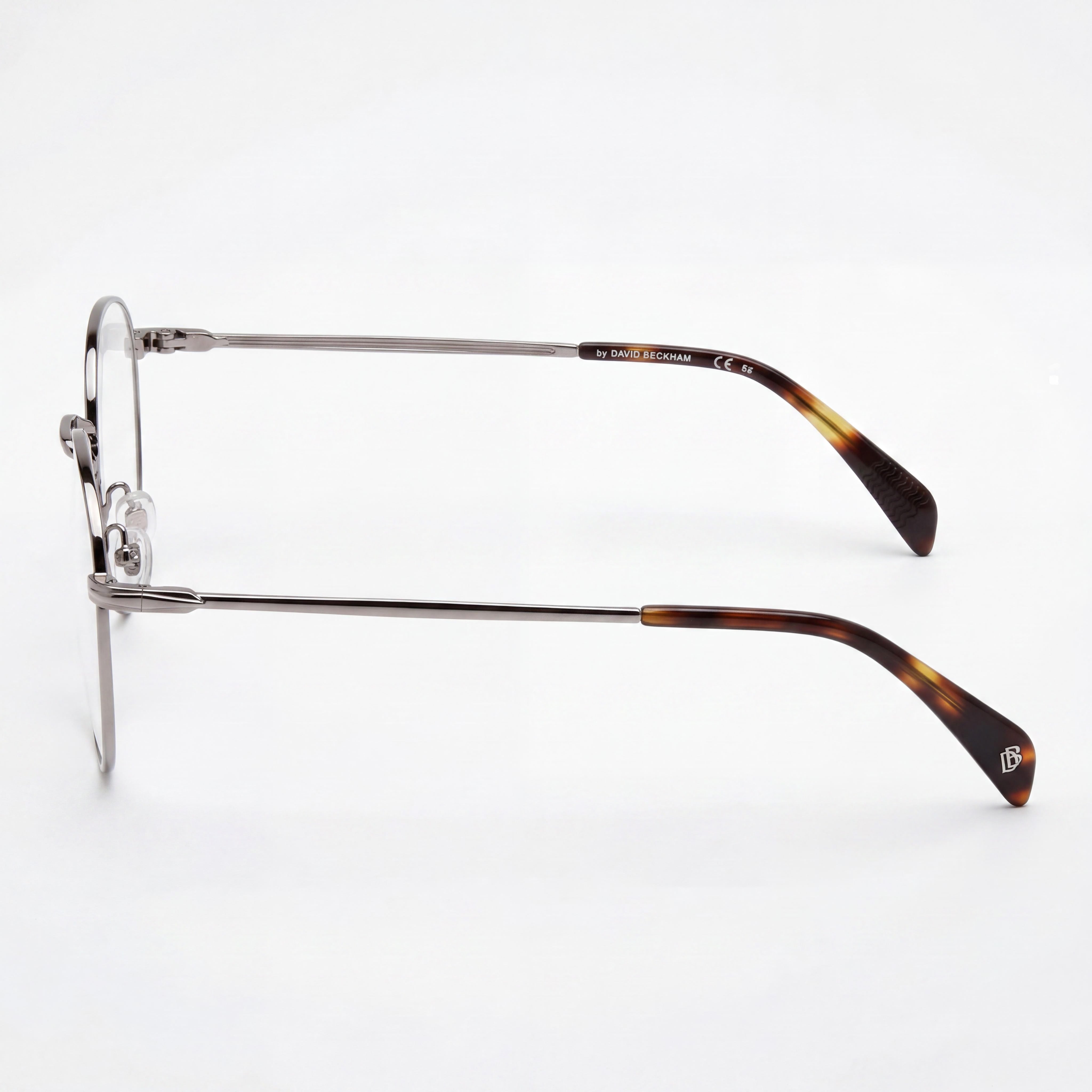 Gafas David Beckham Db 1015 para hombre, estilo casual, con montura de acero aleado y lentes de rutenio de 52 mm, Photo 2