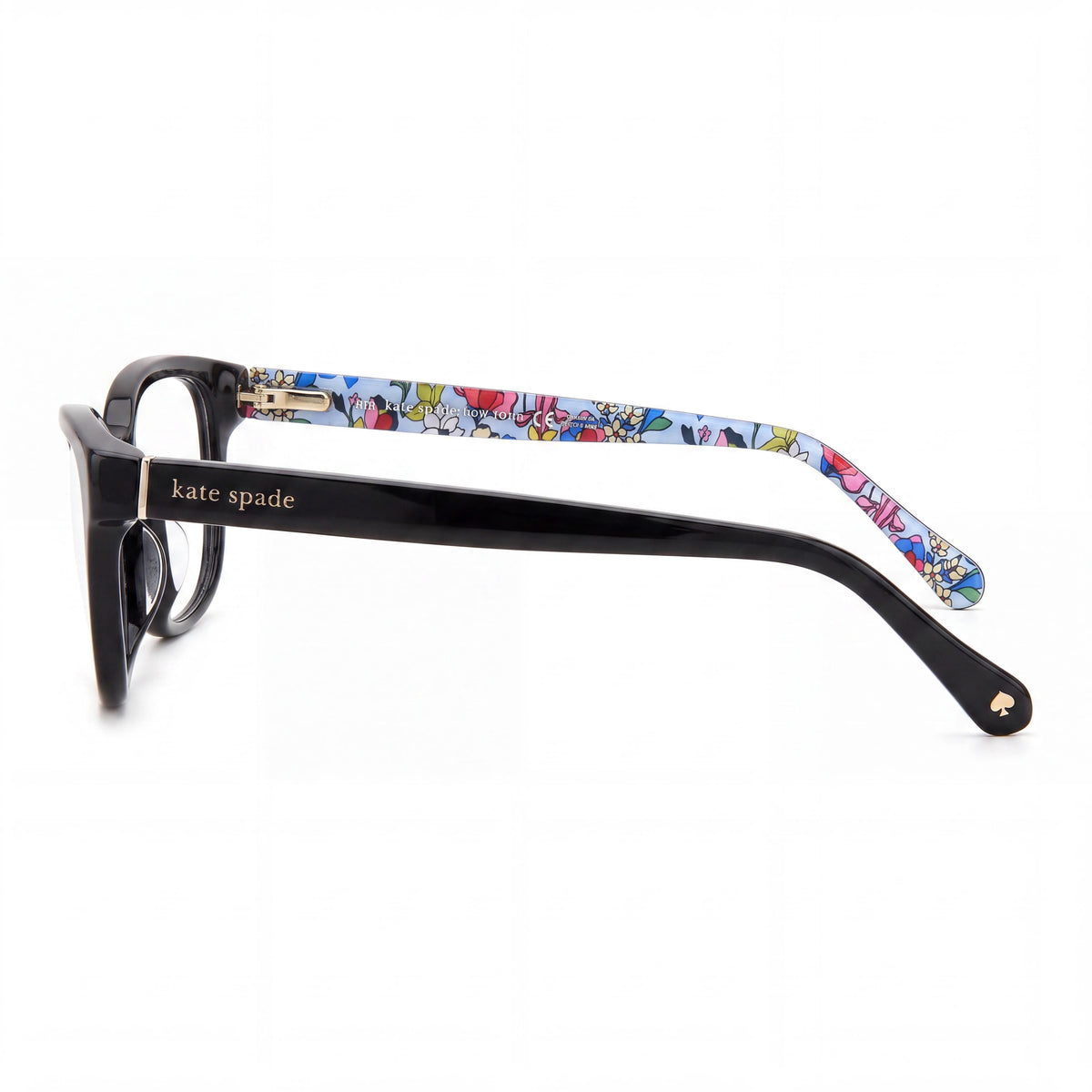 kate spade new york Casual Women's Black Acetate Eyeglass Frames, Lens 51mm, Bridge 16mm, Temple 140mm, Photo 2