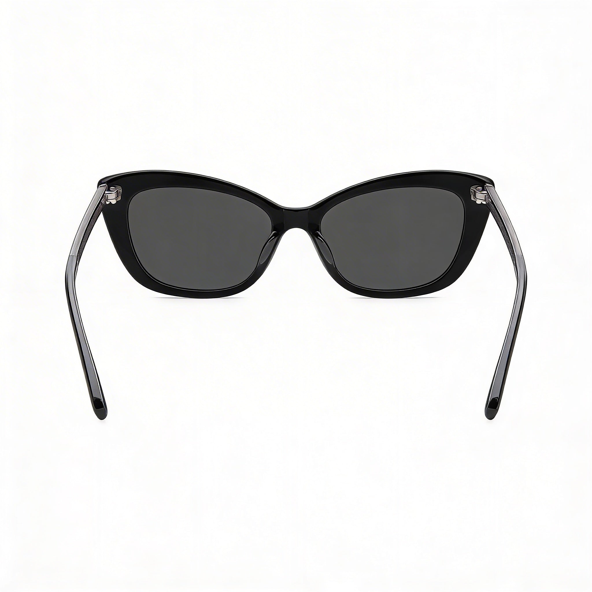 Kate Spade New York MERIDA/G/S Gafas de sol de plástico negras/grises de ojo de gato para mujer, lentes grises no polarizadas 100% UV 54 mm, Photo 3