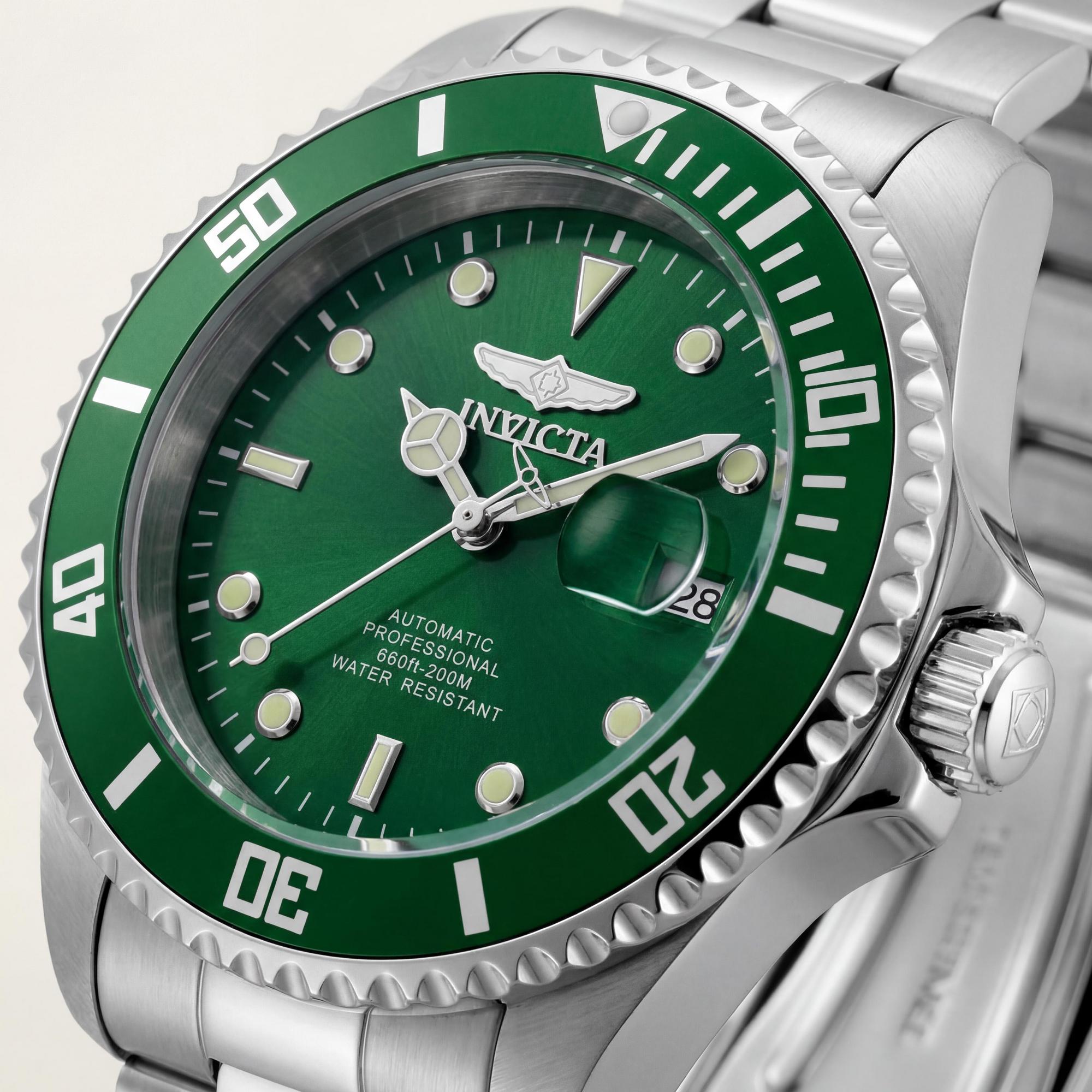 Buy Invicta Men's Pro Diver 35719 Automatic Stainless Steel Green