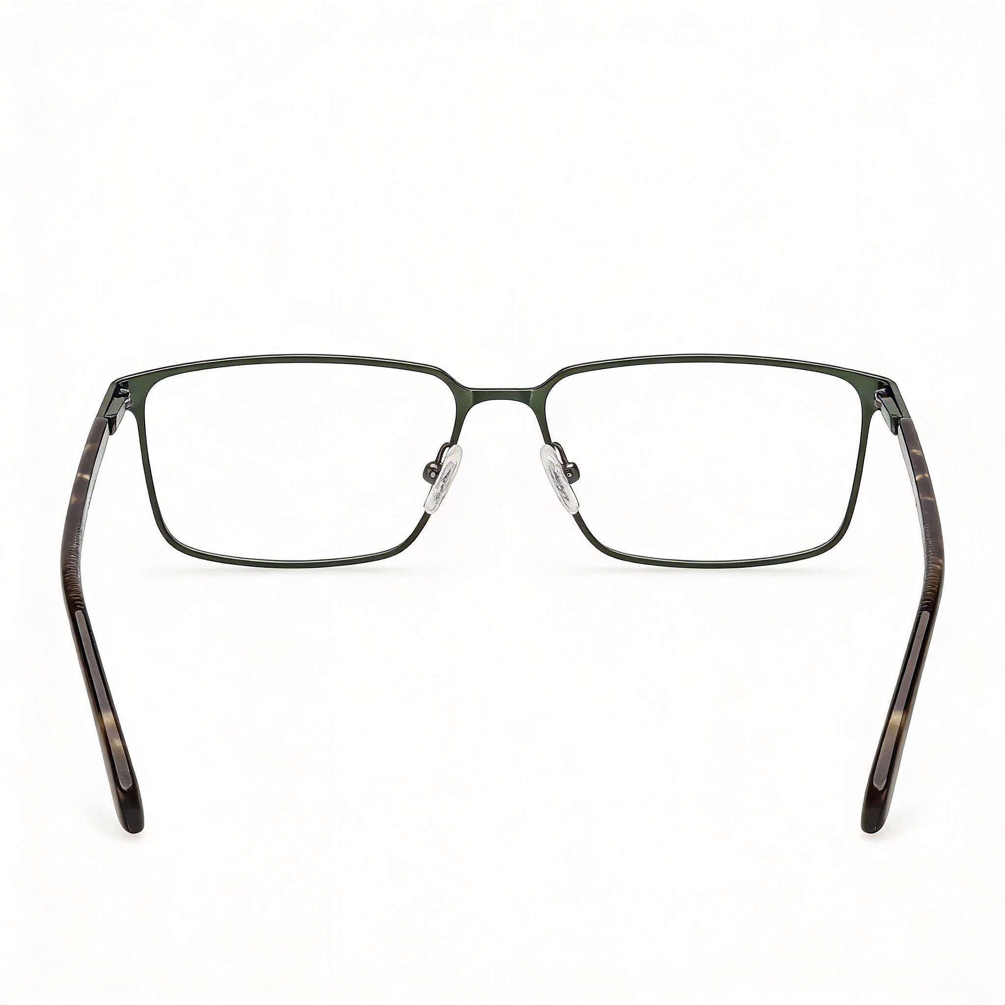 Gafas Guess Gu50244 para hombre con montura metálica y lentes de policarbonato, verde oscuro mate y brillante, 57-16-145, Photo 3
