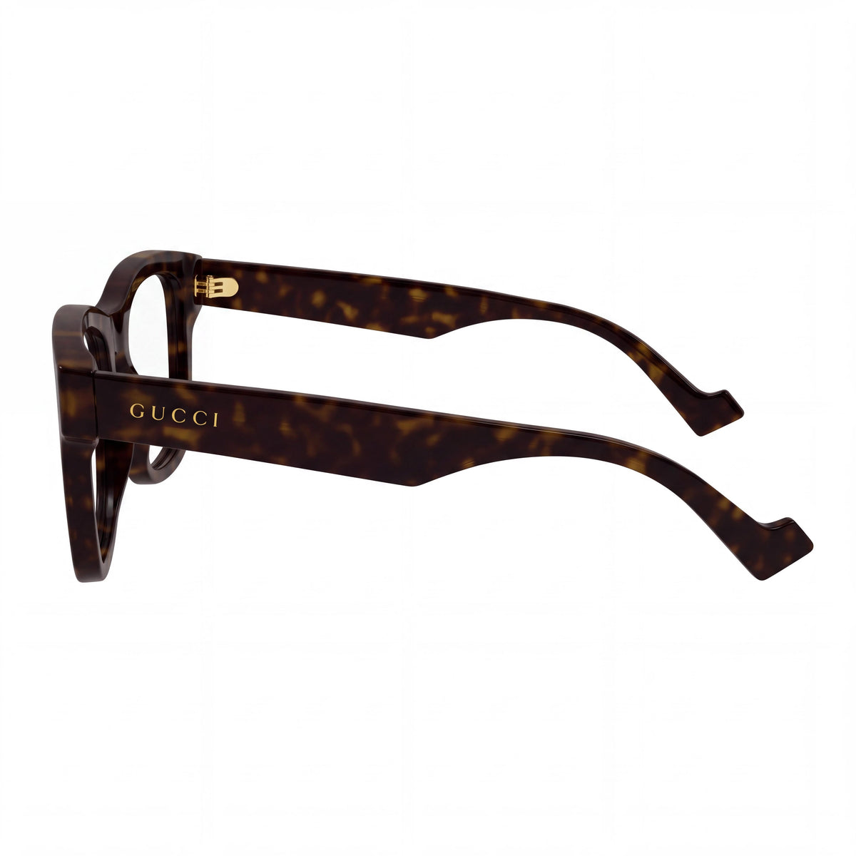 Gucci Gg1332o 005 Men's Rectangle Eco-Acetate Havana Clear Lens Eyeglasses 54mm, Photo 3