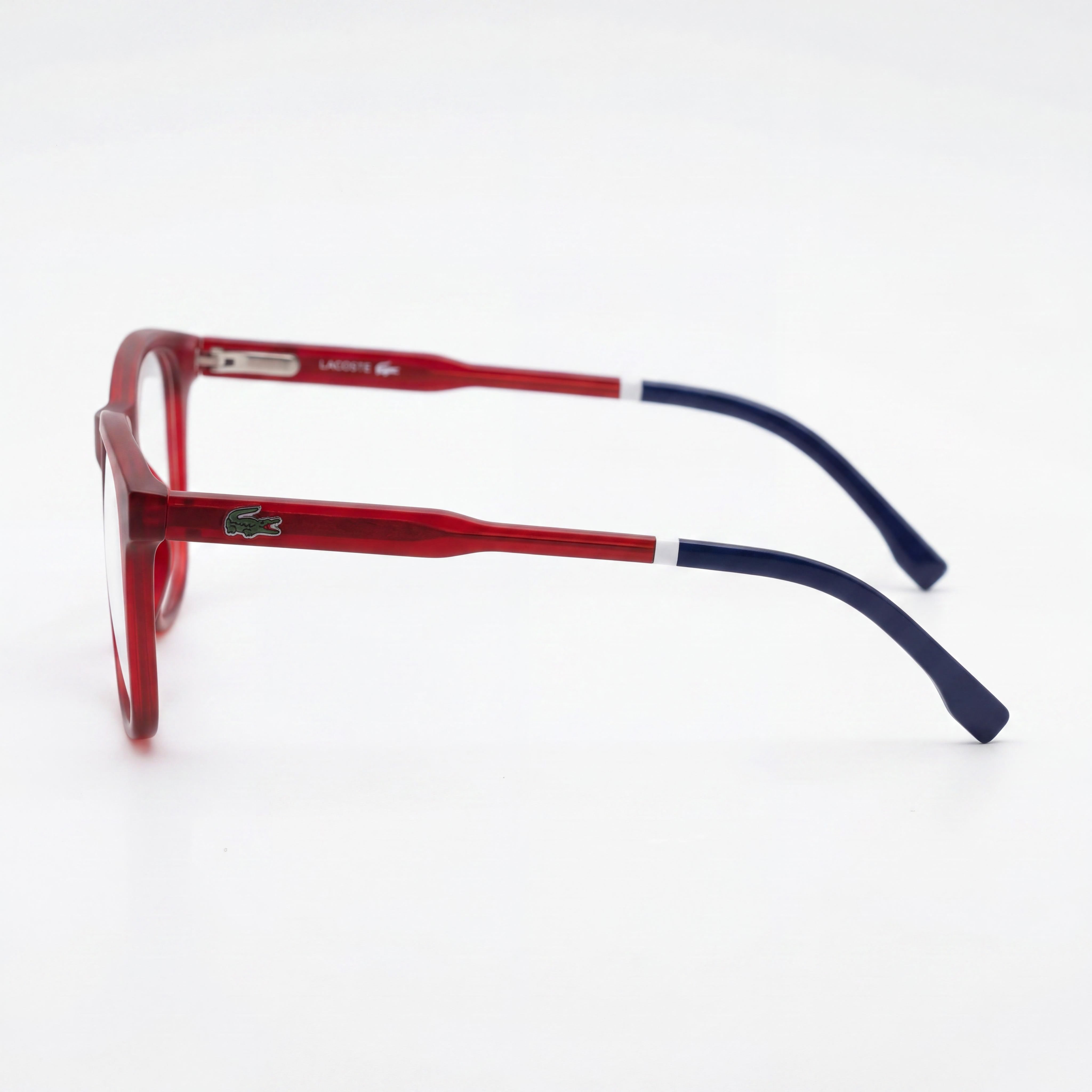 Lacoste Modern Unisex Injected Red Sunglasses 49mm, Photo 2