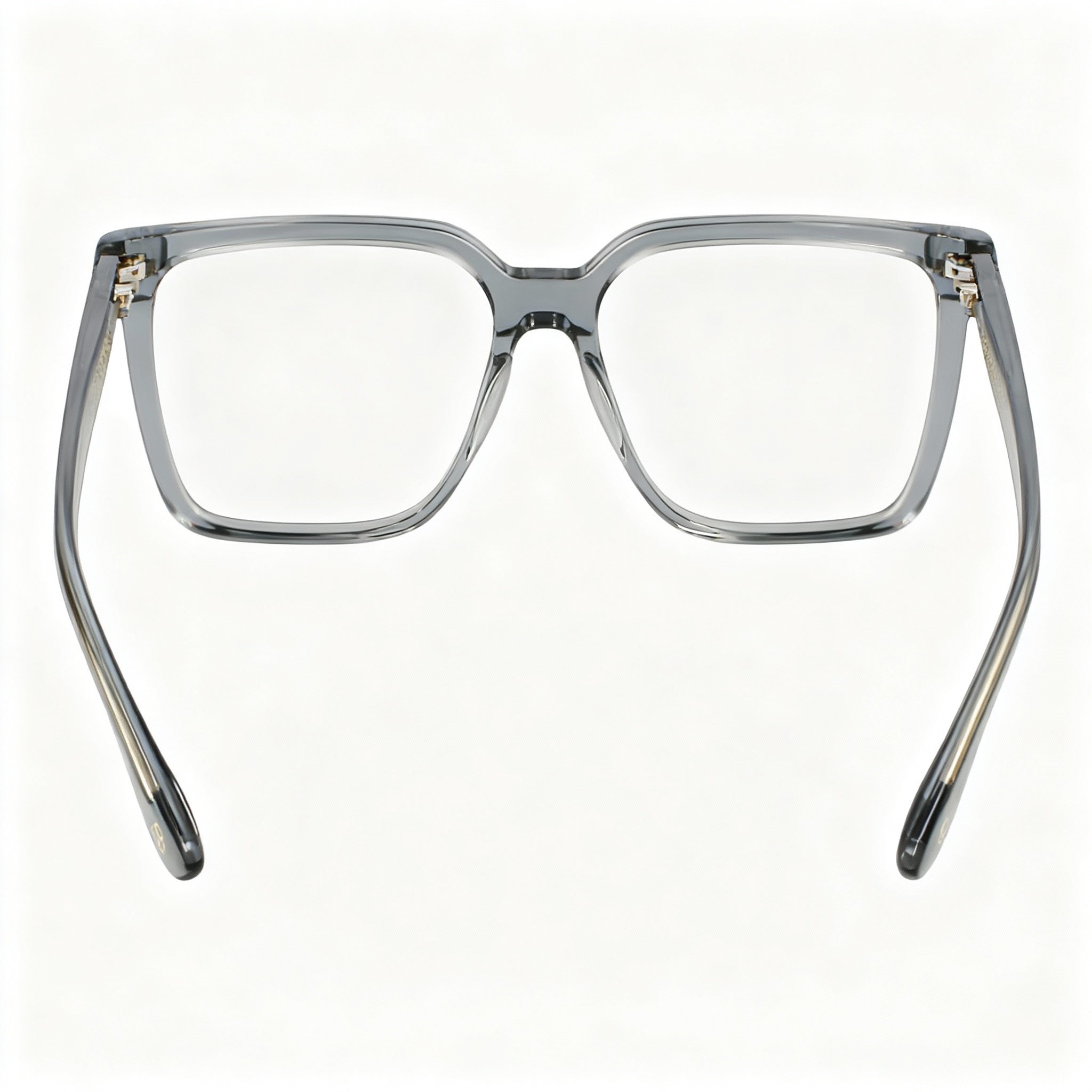 Victoria Beckham VB2669 Women's Square Transparent Grey Acetate Eyeglasses 55-15-140, Photo 3
