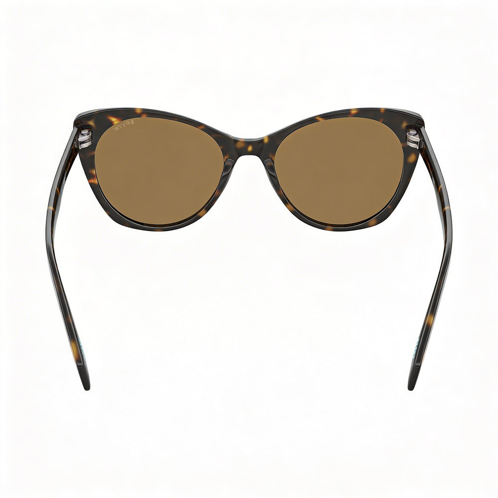 Gafas de sol Levi's Lv 1015/S para mujer, montura de plástico Havana, lentes de policarbonato y protección UV, 55-20-145