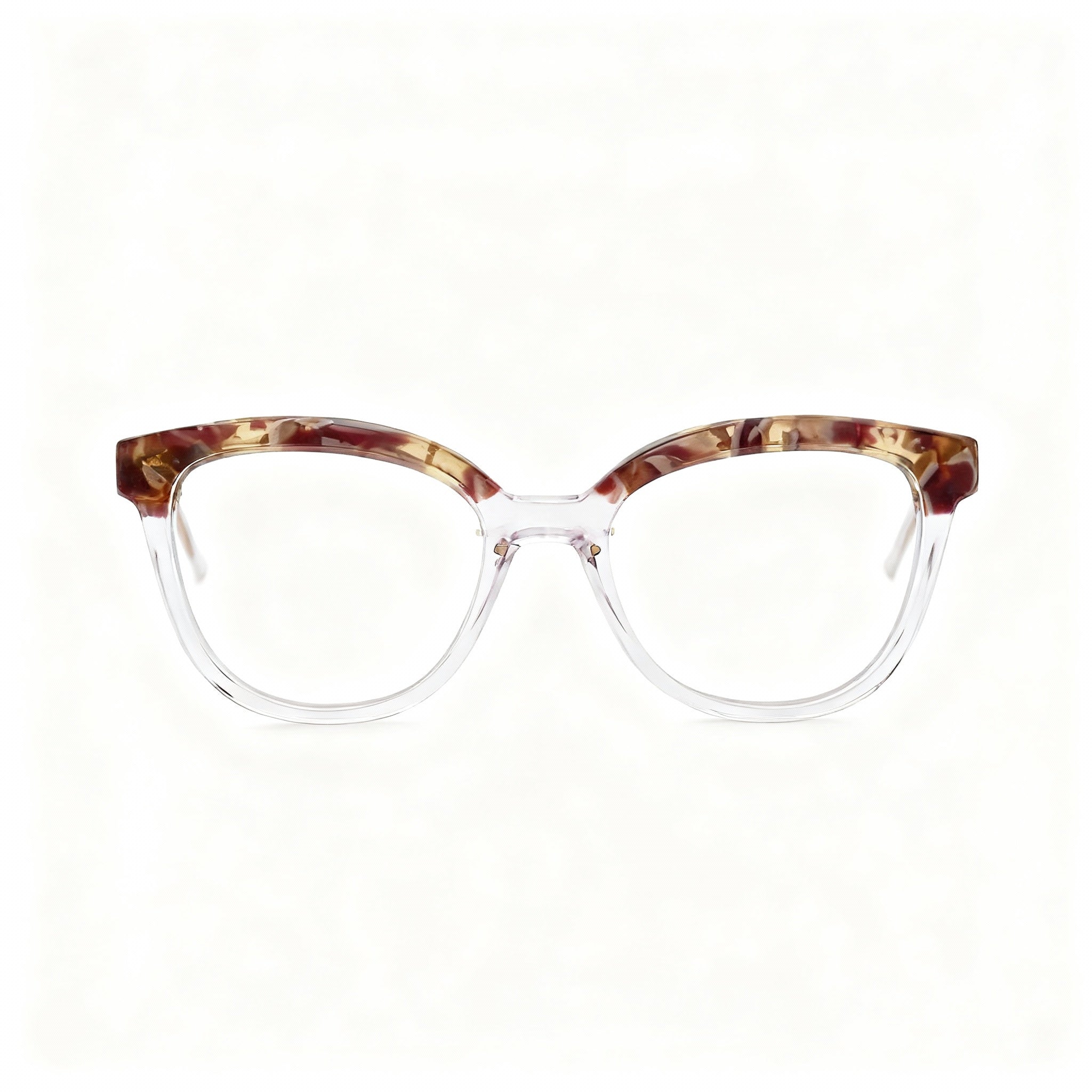 TOUS Square Women's Prescription Optical Cellulose Acetate Frames Transparent Pink 53-18-135, Photo 4