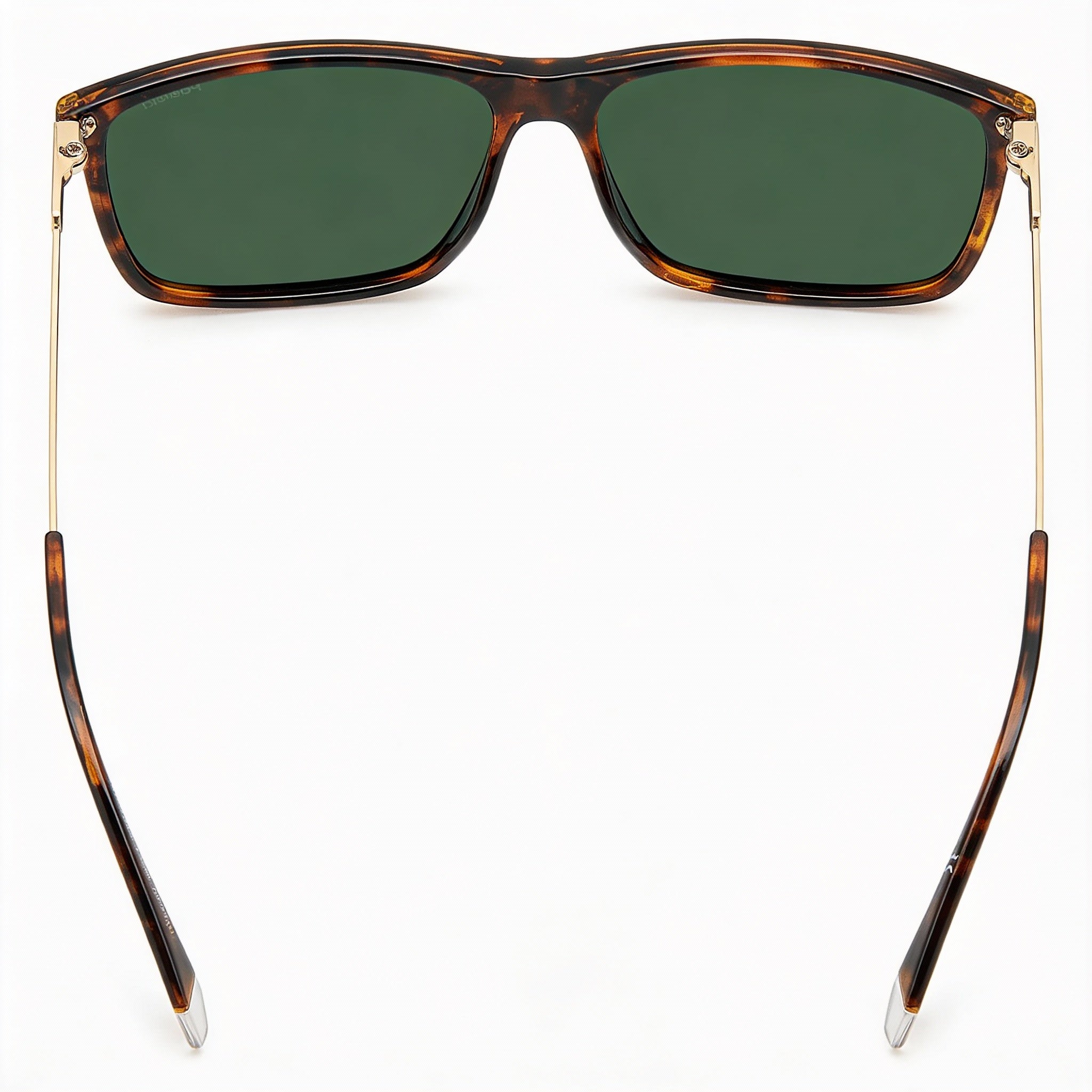 Polaroid Minimalist Unisex Havana Eco Co-Polyester Green Polarized UV Protection Sunglasses 59mm, Photo 3