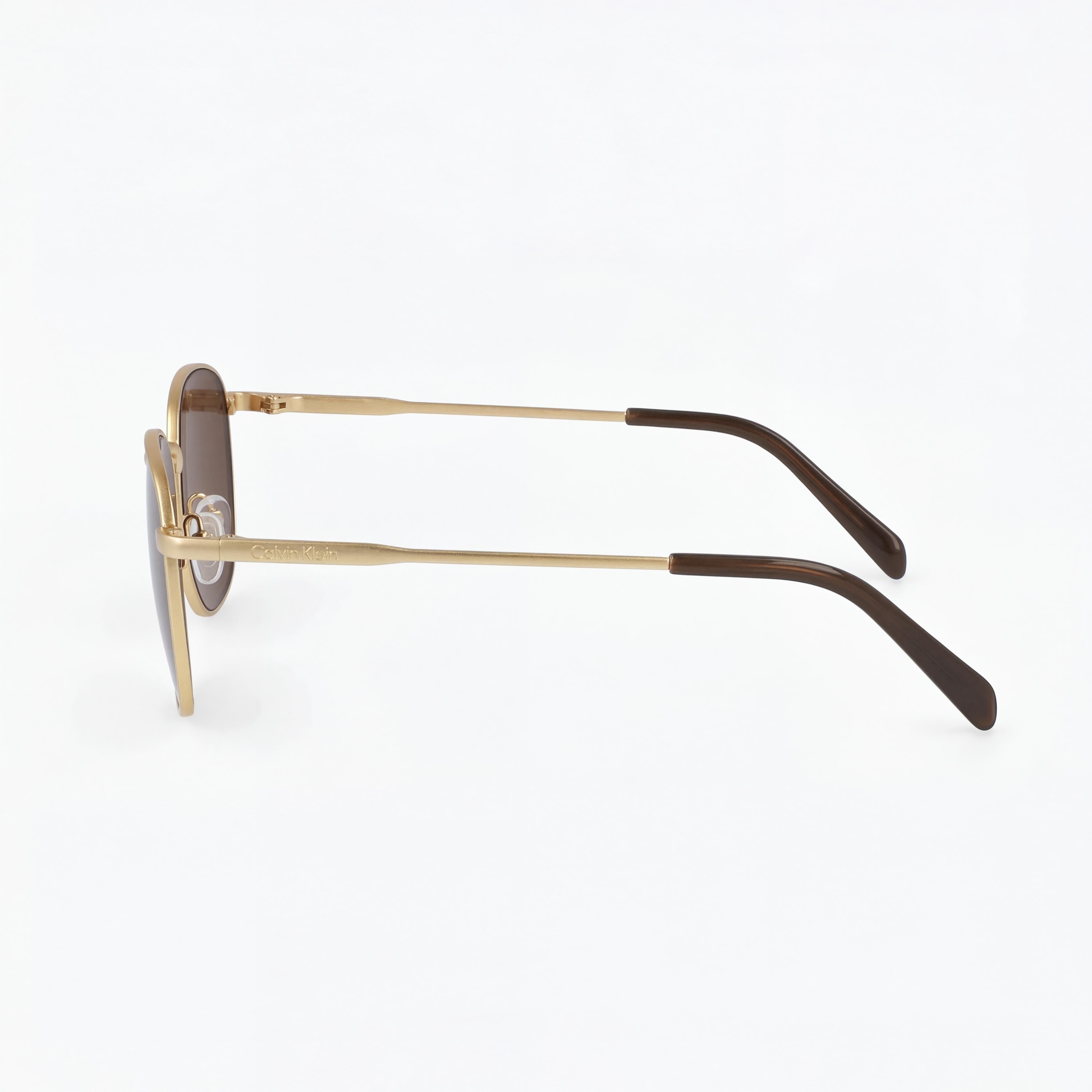 Gafas de sol Calvin Klein CK20122S 717 dorado mate para hombre, 52 mm, Photo 3