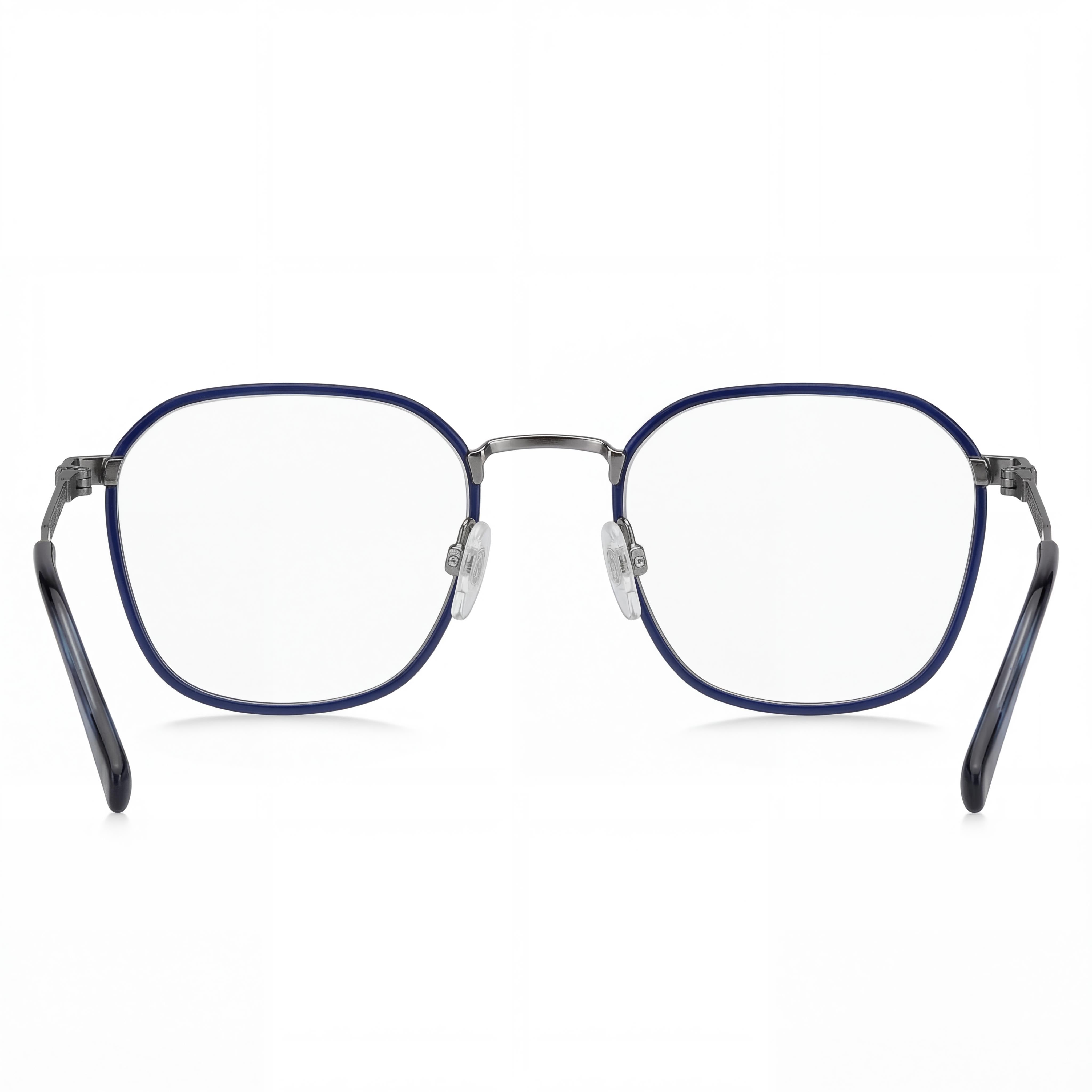 Tommy Hilfiger Casual Men's Metal Frame Glasses Matte Ruthenium Blue 51mm, Photo 2