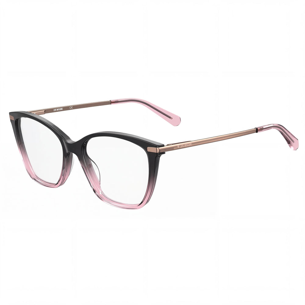 Love Moschino MOL572 Women's Black Pink Optical Frame, 53mm Lens Width, 17mm Bridge, 140mm Temple