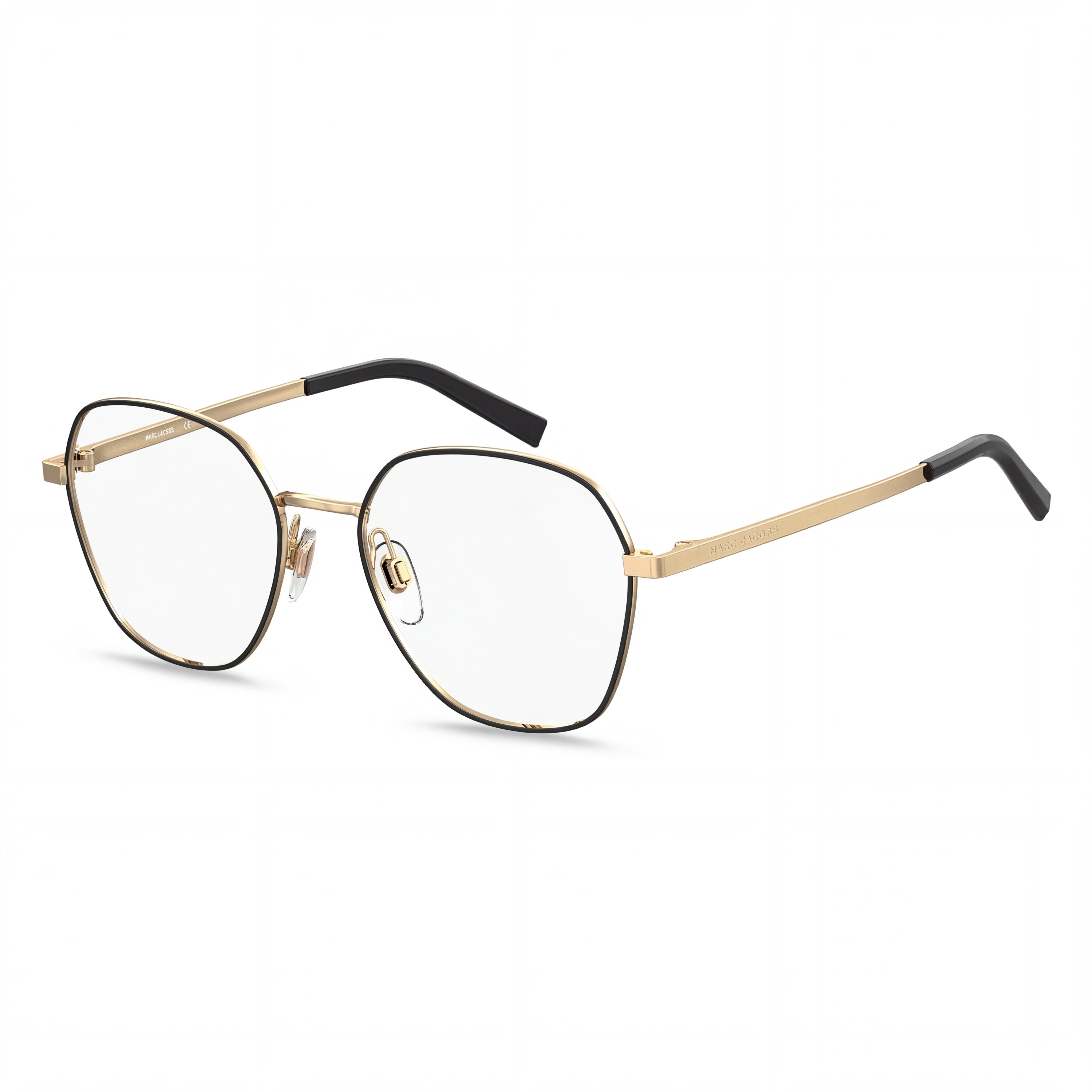 Marc Jacobs Marc 476/G/N Women's Metal Optical Frames in Black Gold, 54mm Lens, 18mm Bridge, Photo 1